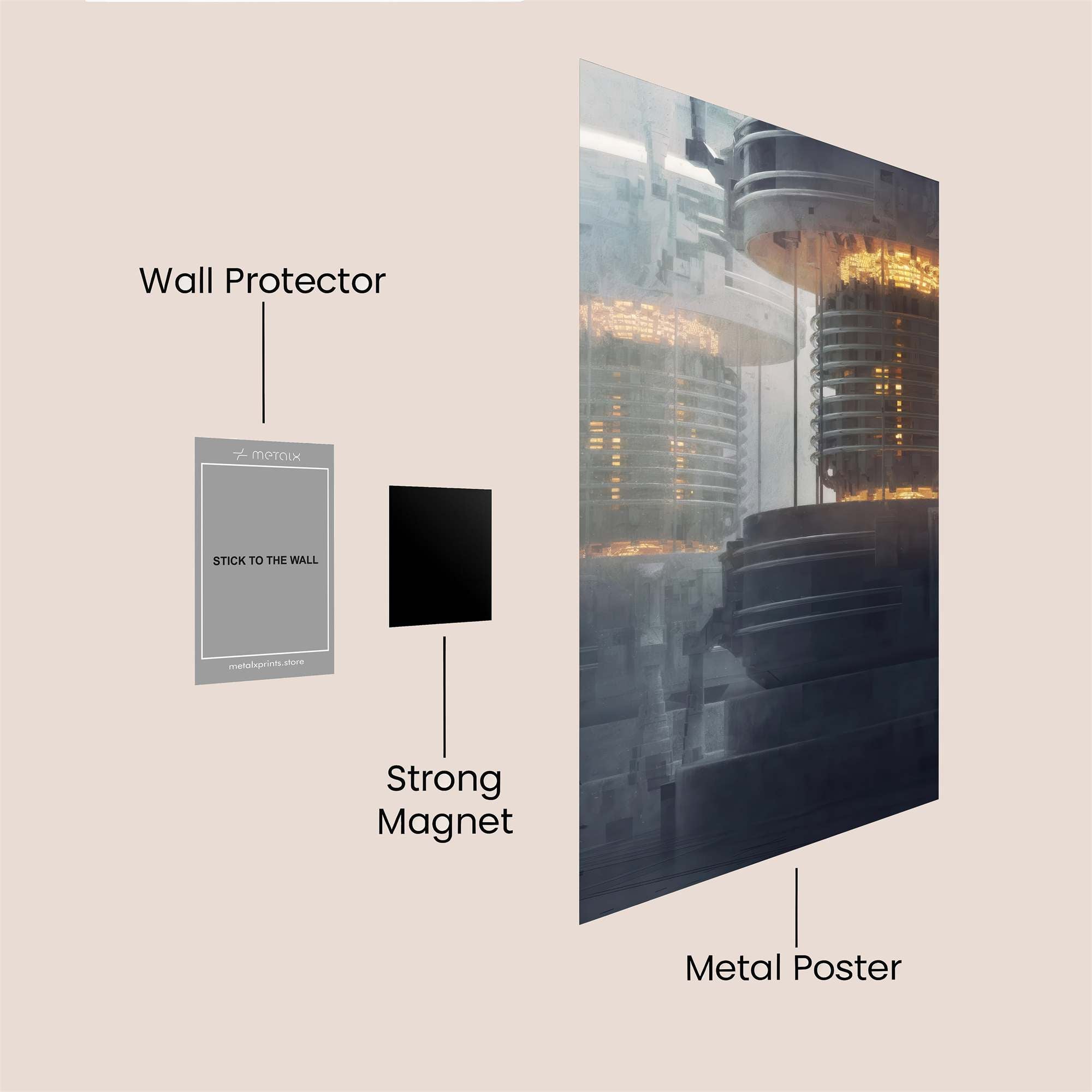 Quantum Majesty Safe Wall Magnetic / M