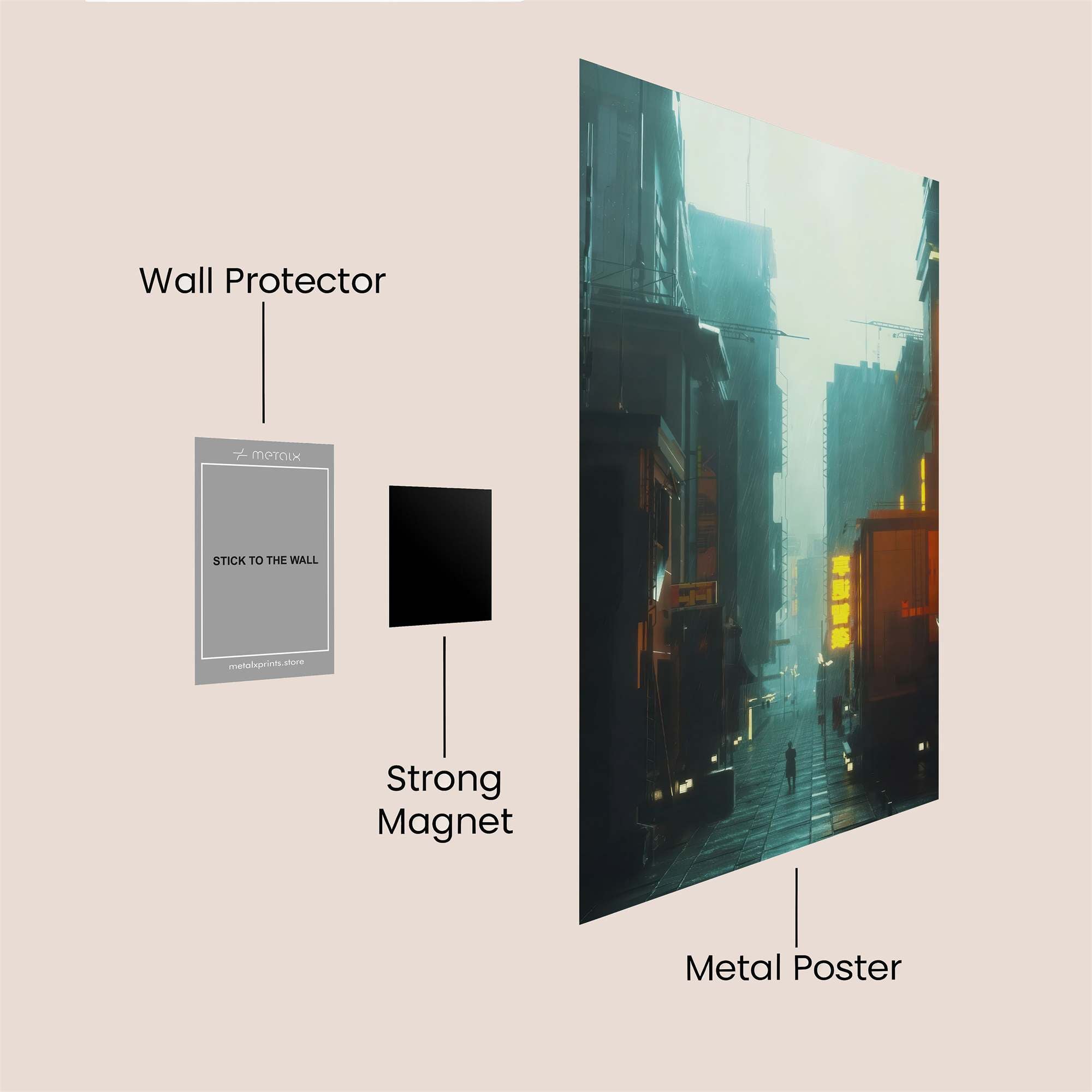 Urban Haze Safe Wall Magnetic / M