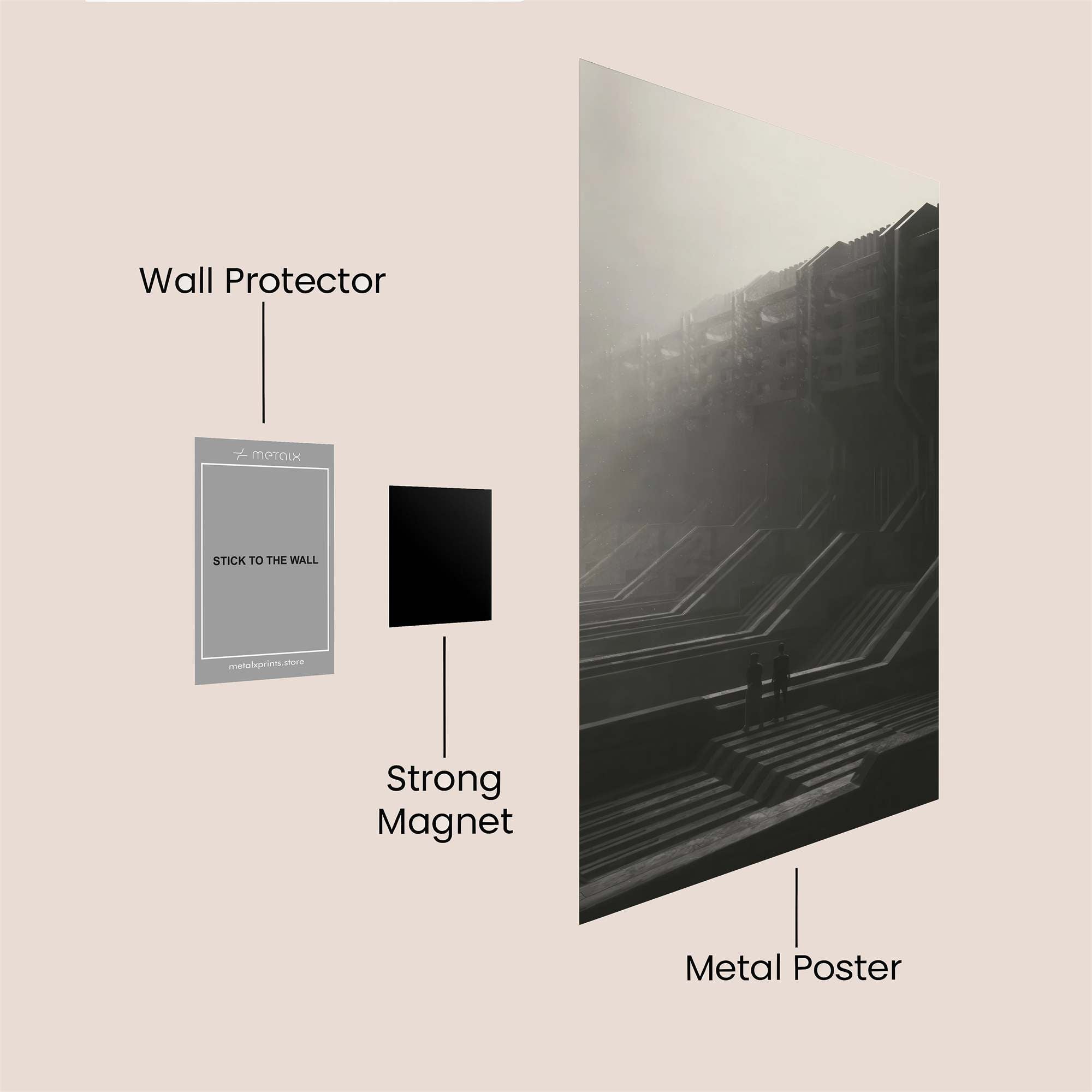 Monolithic Silence Safe Wall Magnetic / M