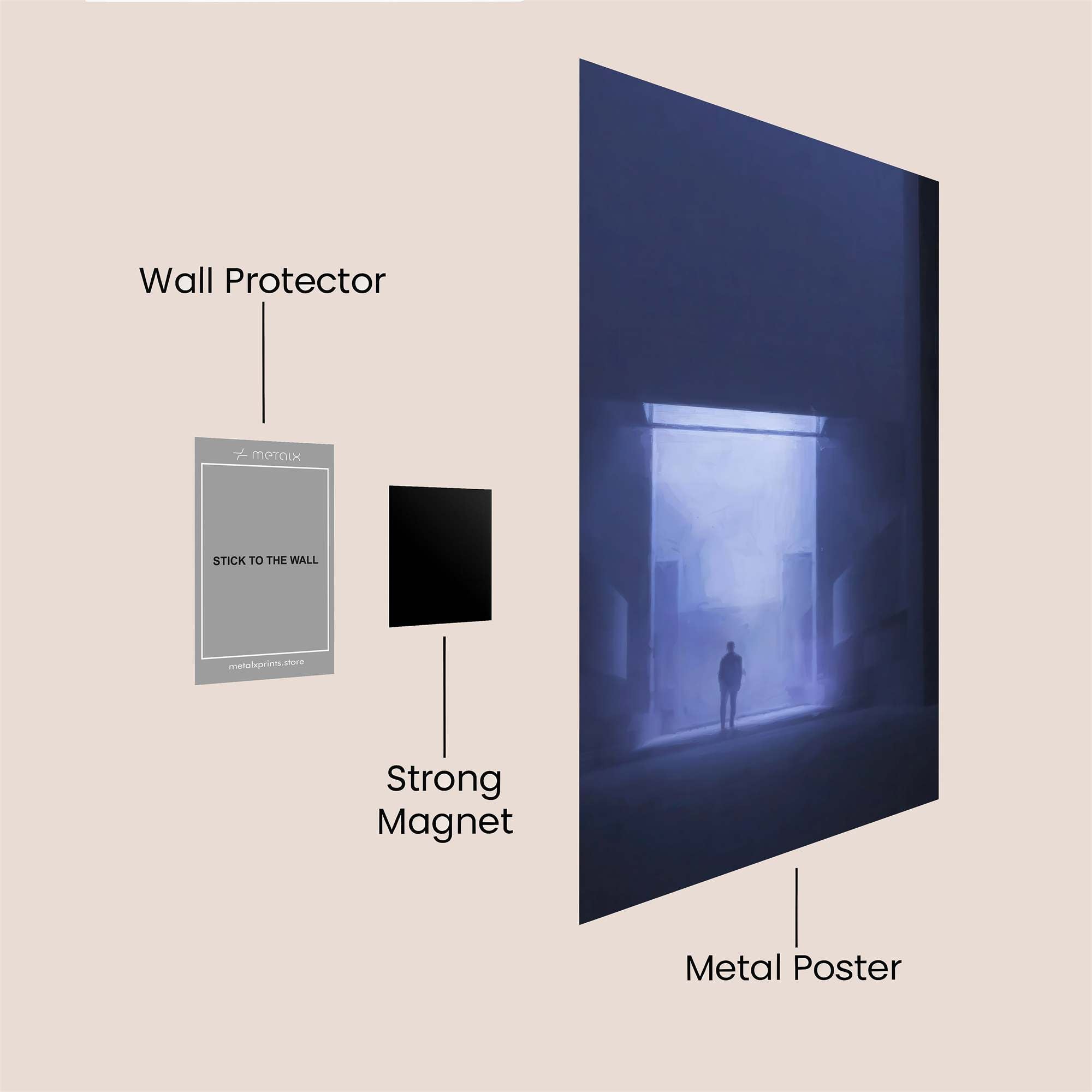 Ethereal Passage Safe Wall Magnetic / M