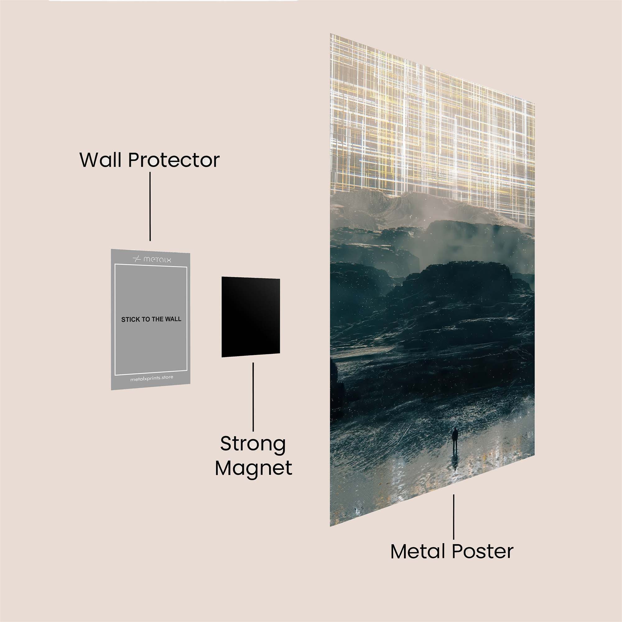 Digital Horizon Safe Wall Magnetic / M