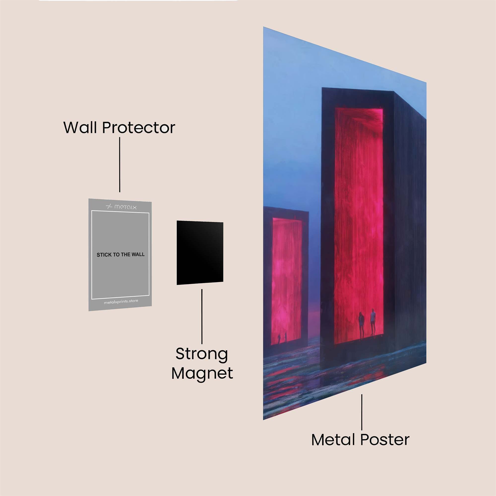 Monolith Glow Safe Wall Magnetic / M