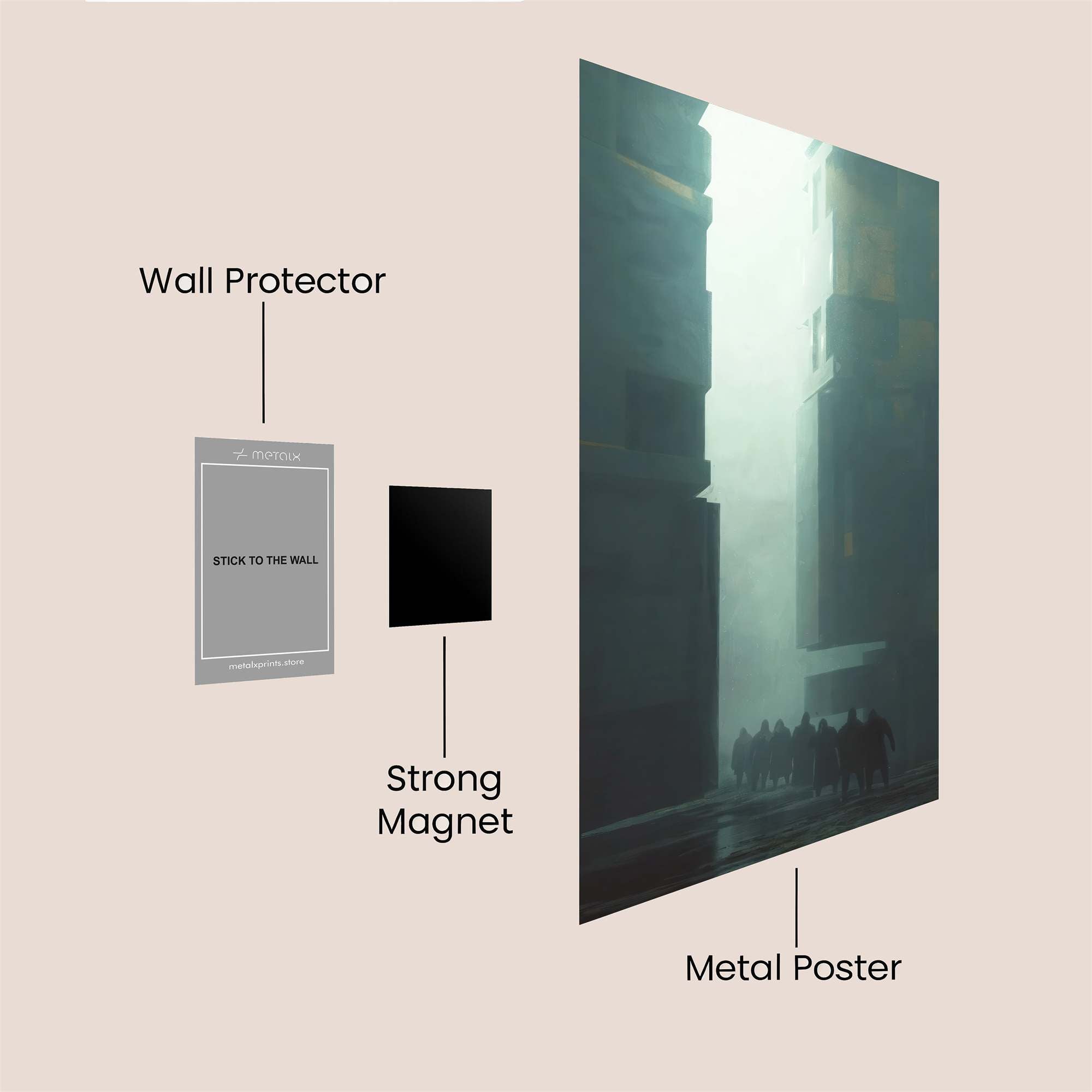 Silent Passage Safe Wall Magnetic / M