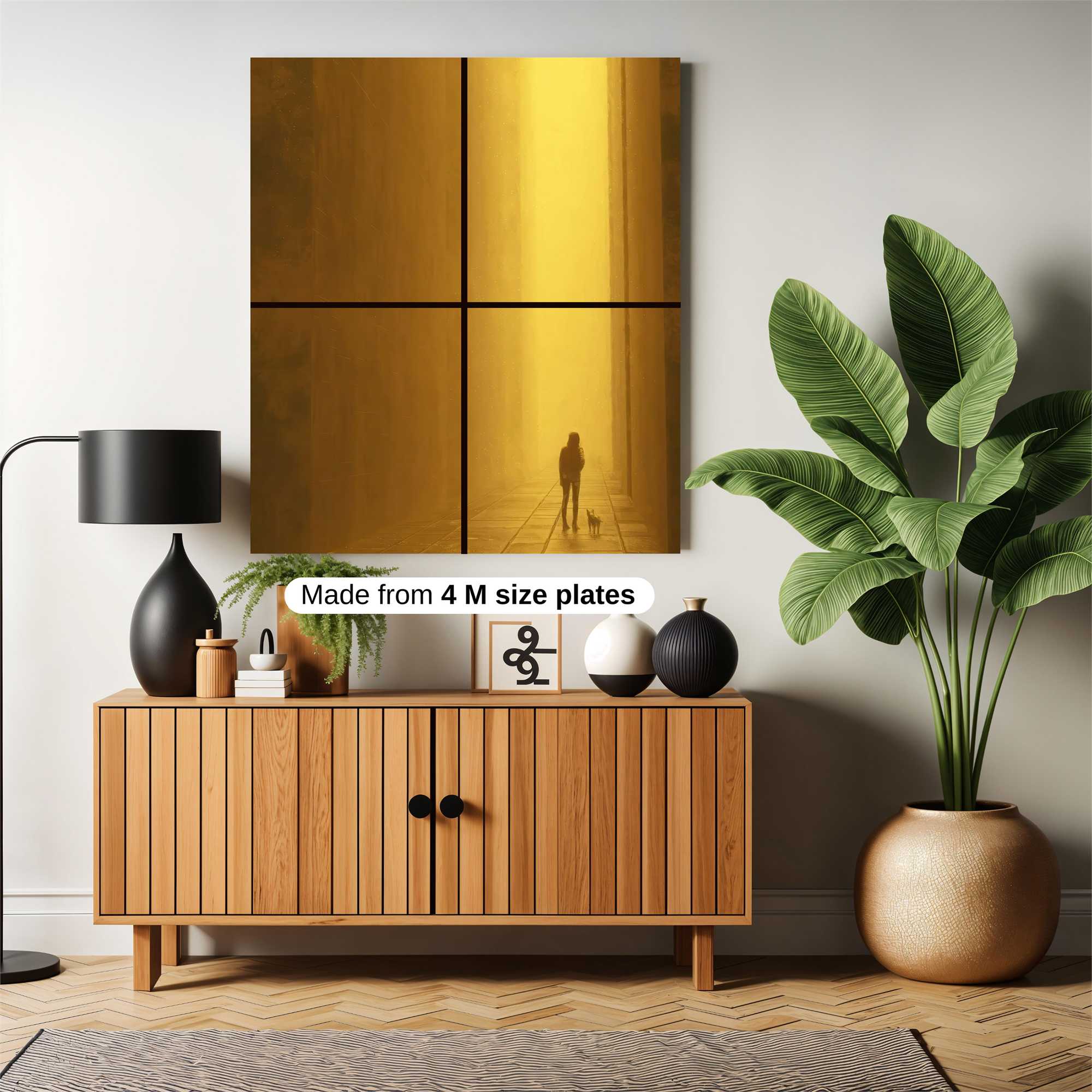 Golden Solitude Safe Wall Magnetic / M