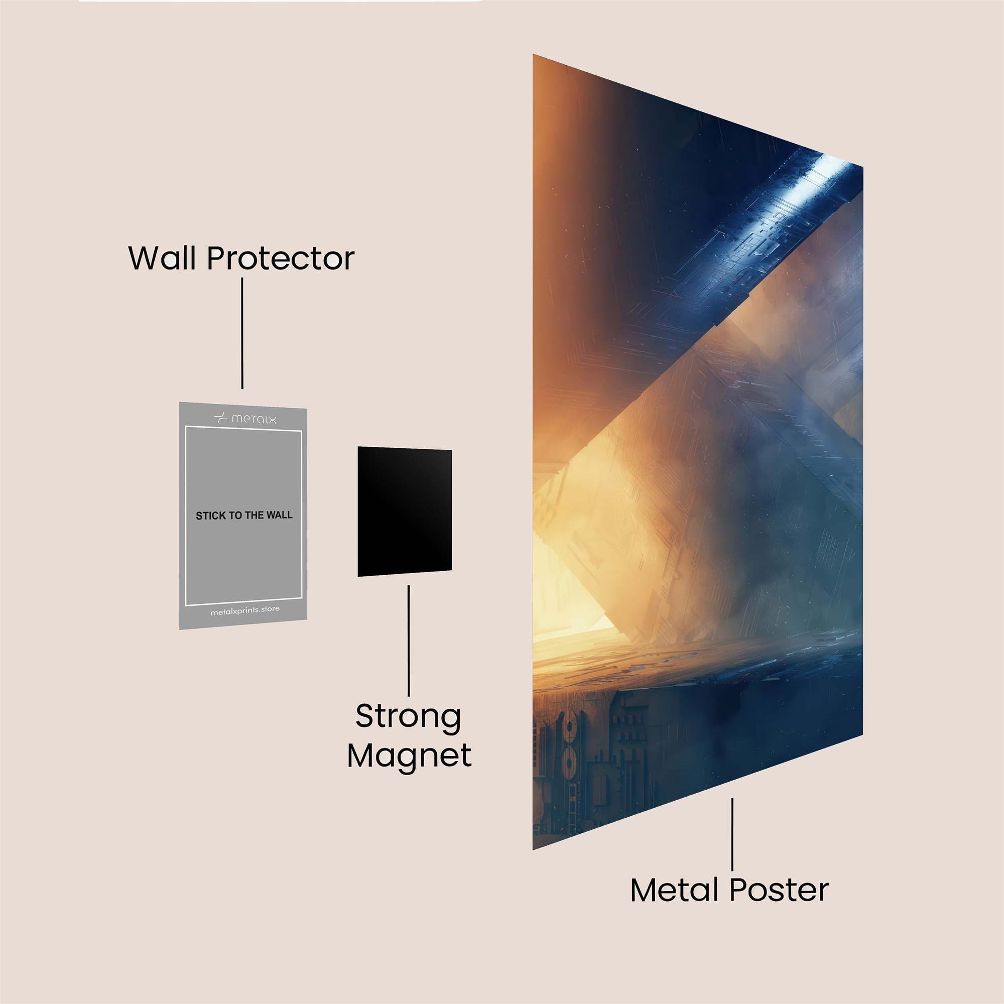 Ethereal Intersection Safe Wall Magnetic / M
