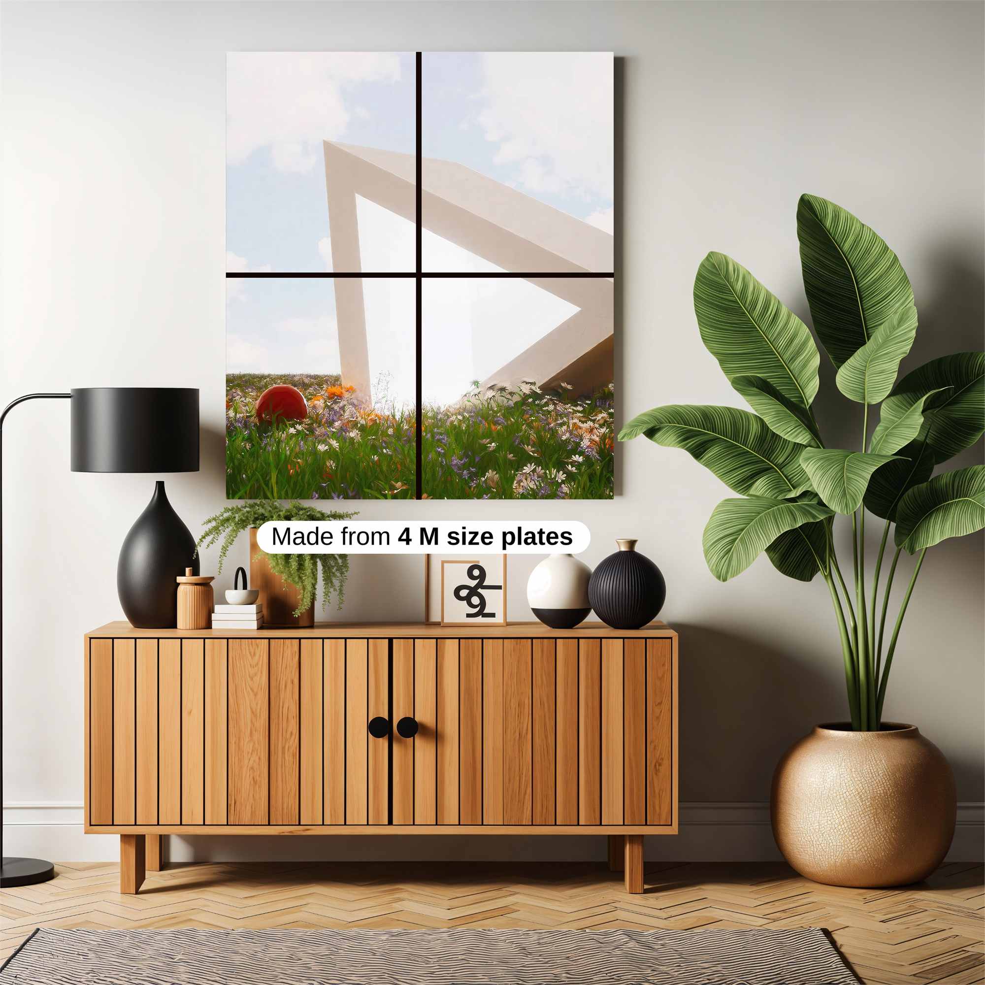 Geometric Bloom Safe Wall Magnetic / M