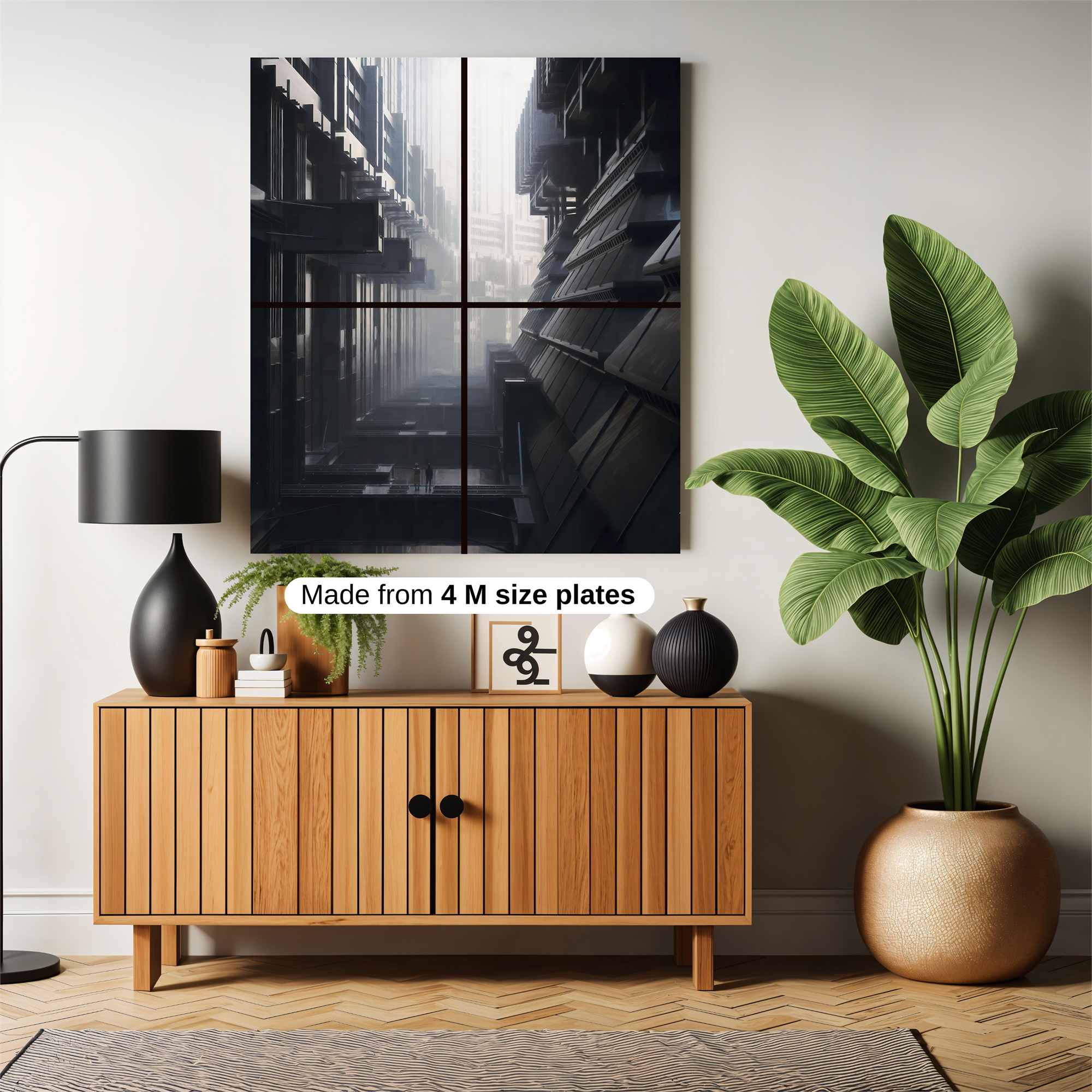 Futuristic Labyrinth Safe Wall Magnetic / M