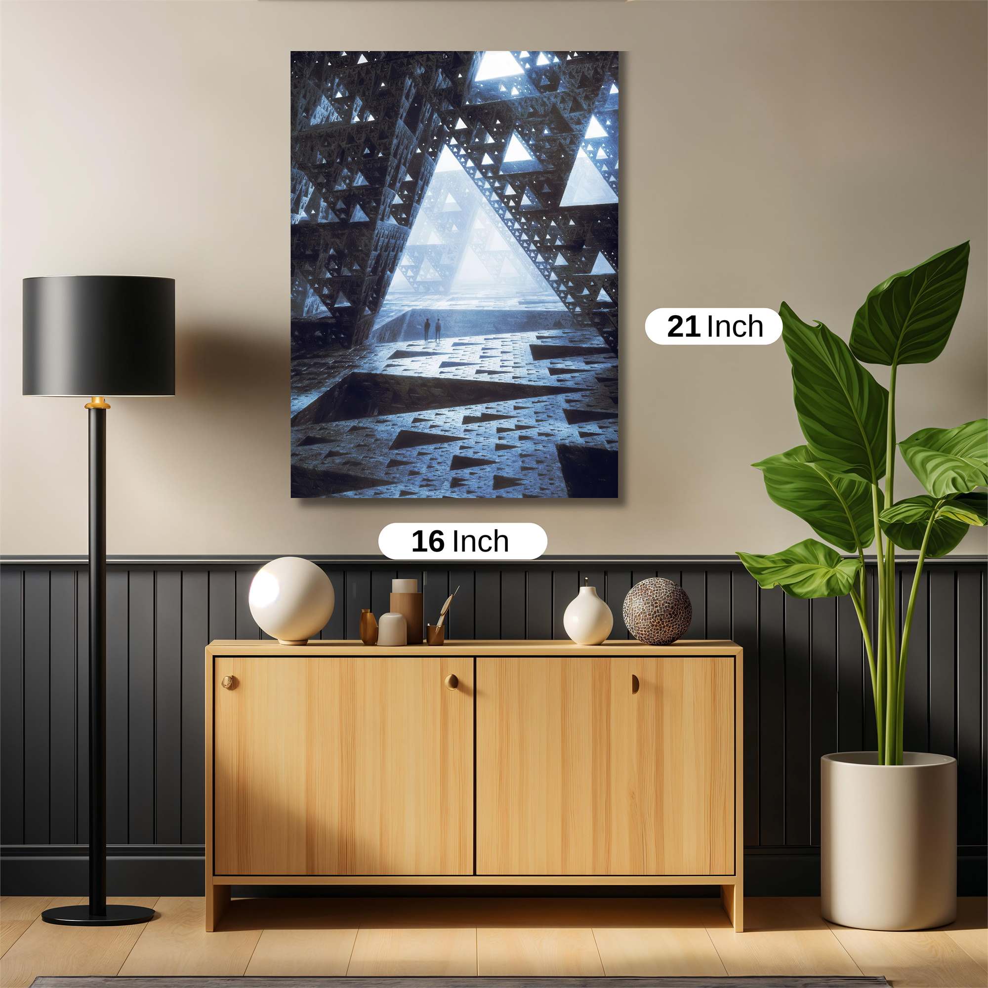 Fractal Reverie Safe Wall Magnetic / M