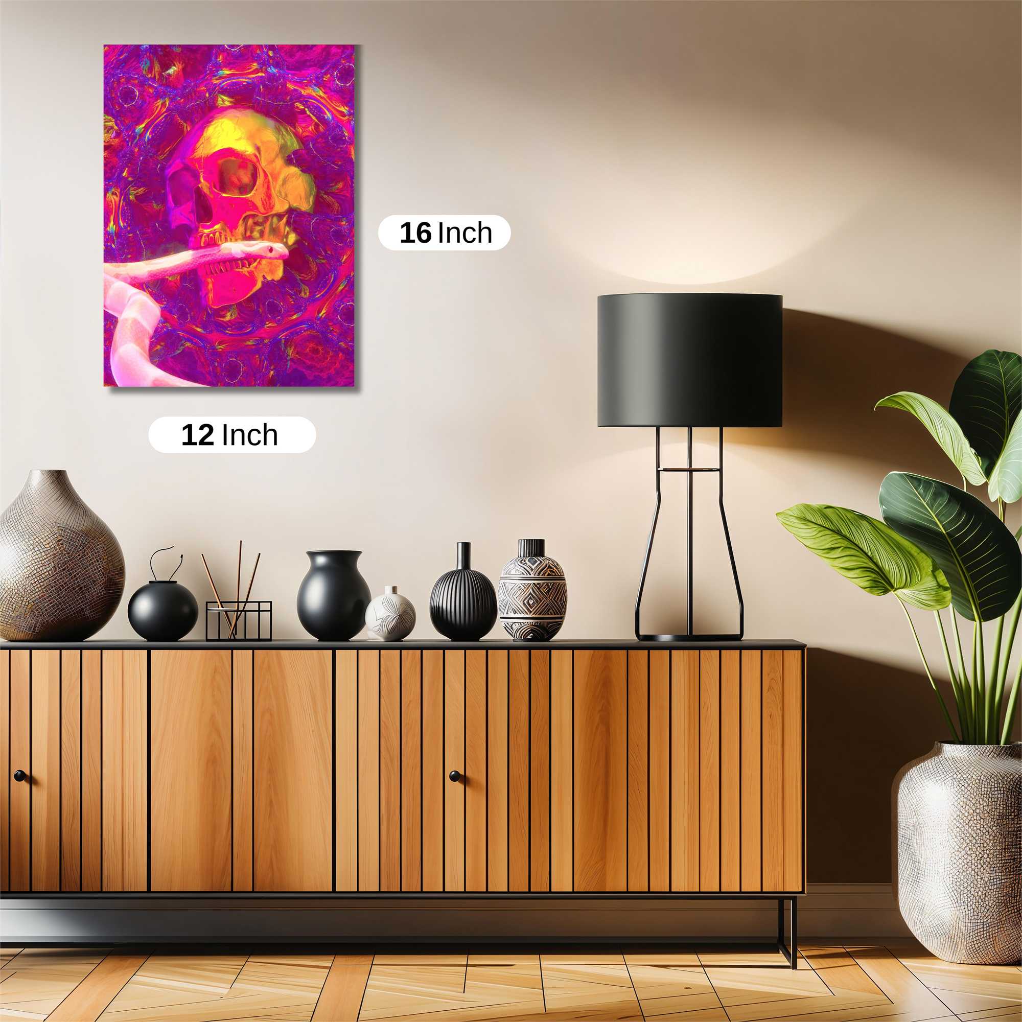 Psychedelic Desolation Safe Wall Magnetic / M