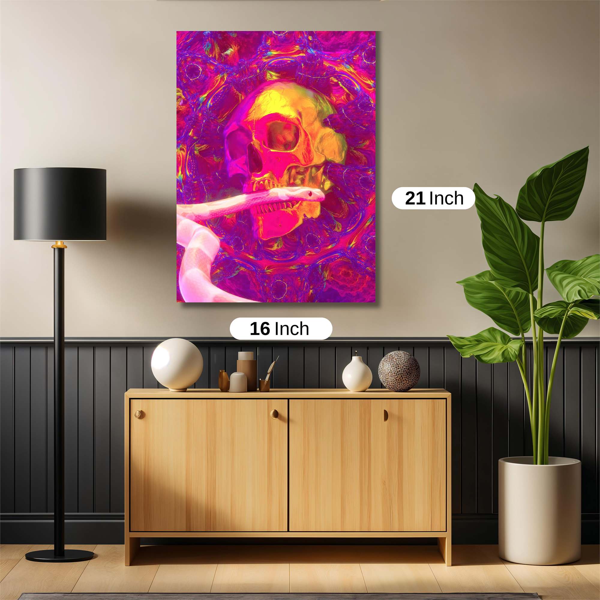 Psychedelic Desolation Safe Wall Magnetic / M