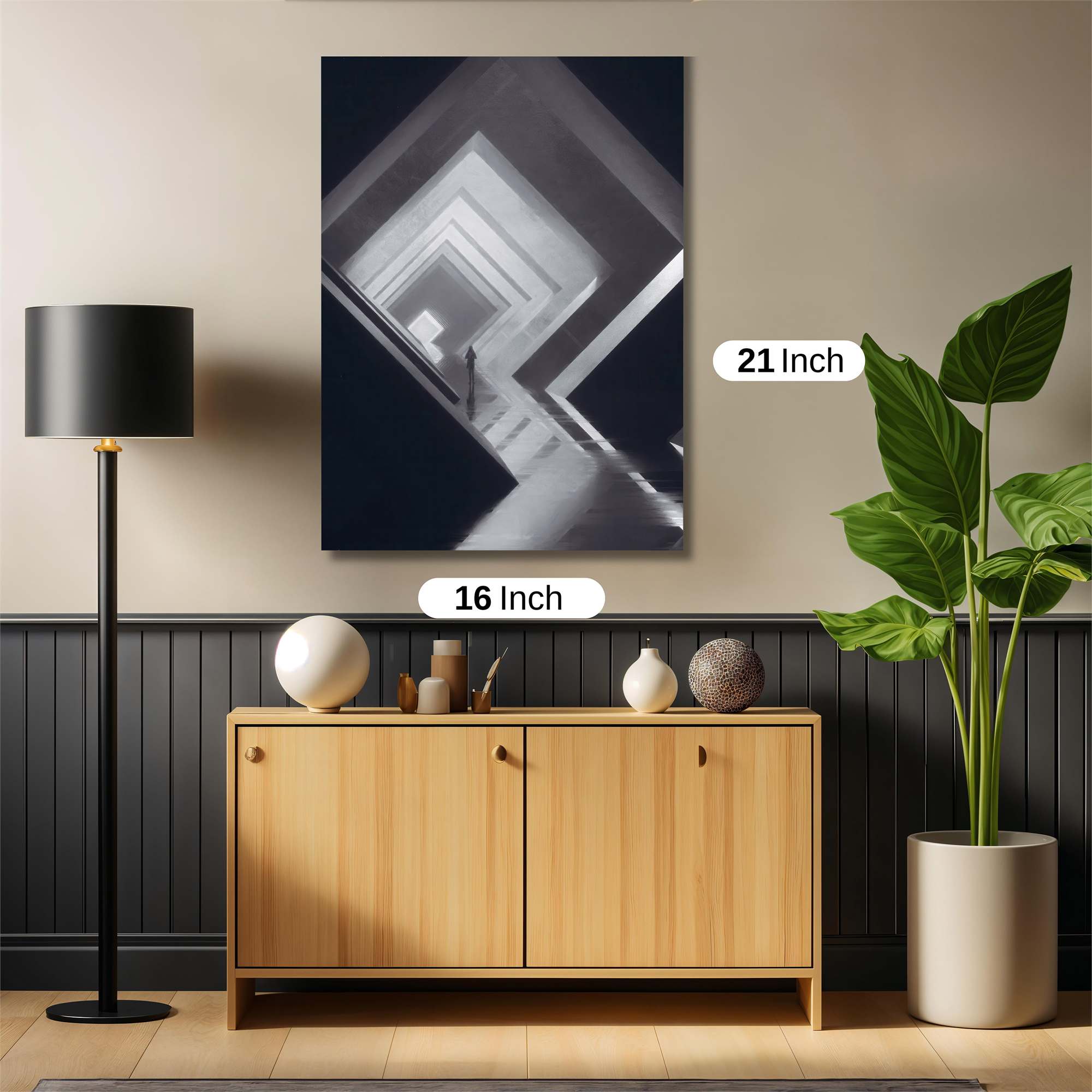 Geometric Enigma Safe Wall Magnetic / M