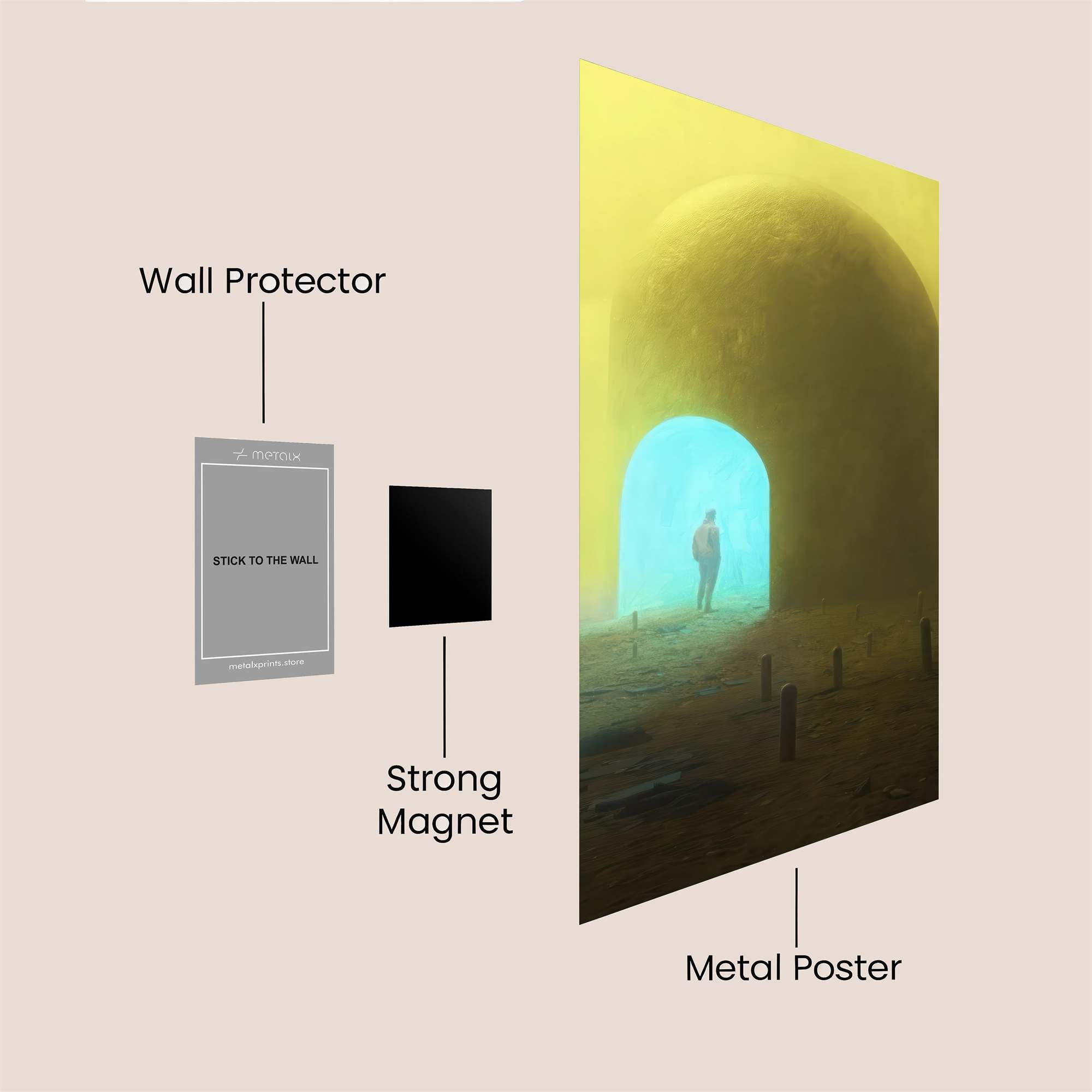Ethereal Passage Safe Wall Magnetic / M