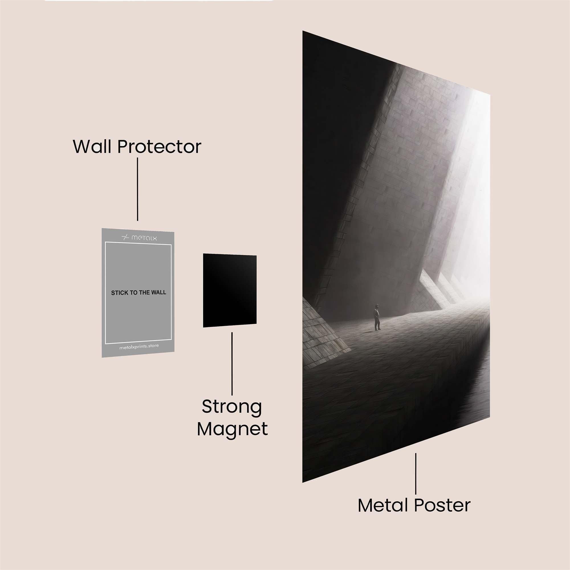 Monolithic Solitude Safe Wall Magnetic / M