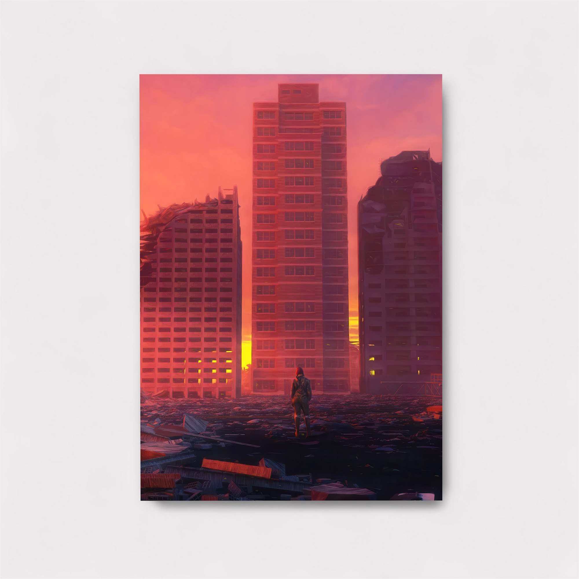 Sunset Ruins Safe Wall Magnetic / M