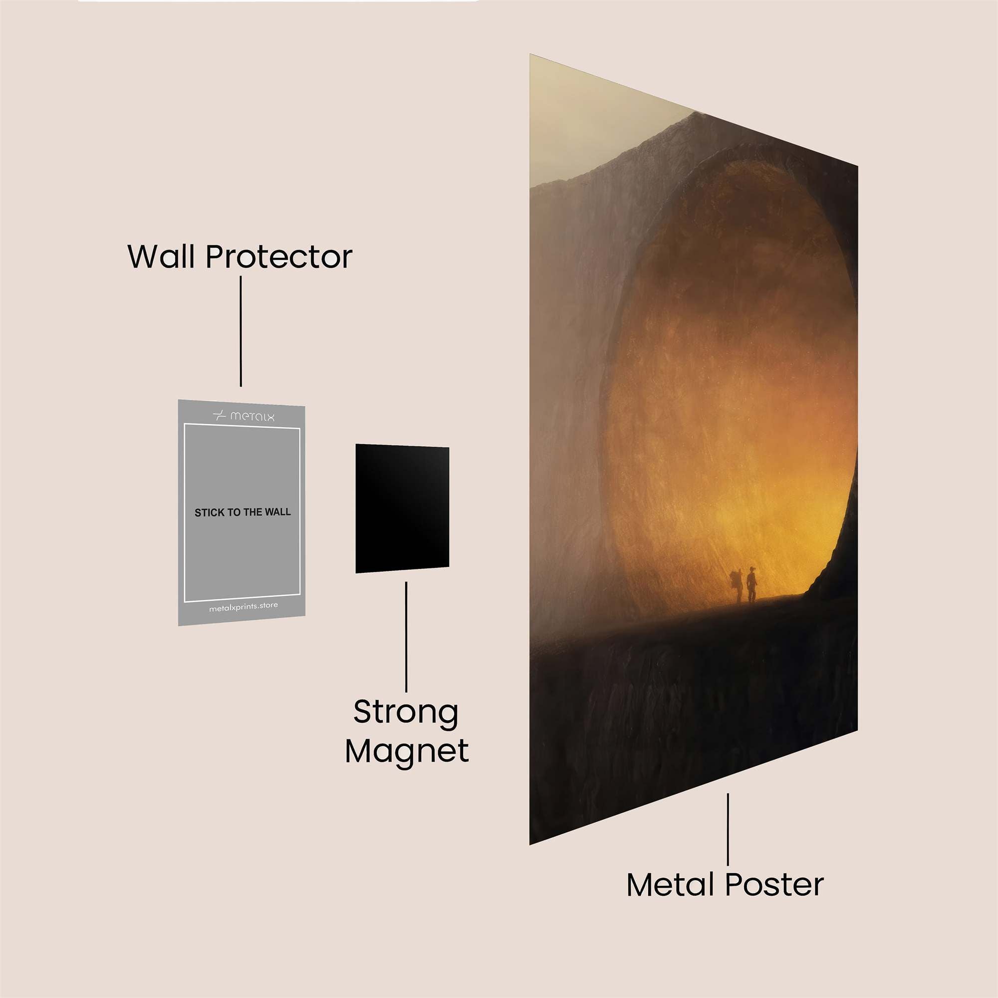 Portal Wonderment Safe Wall Magnetic / M