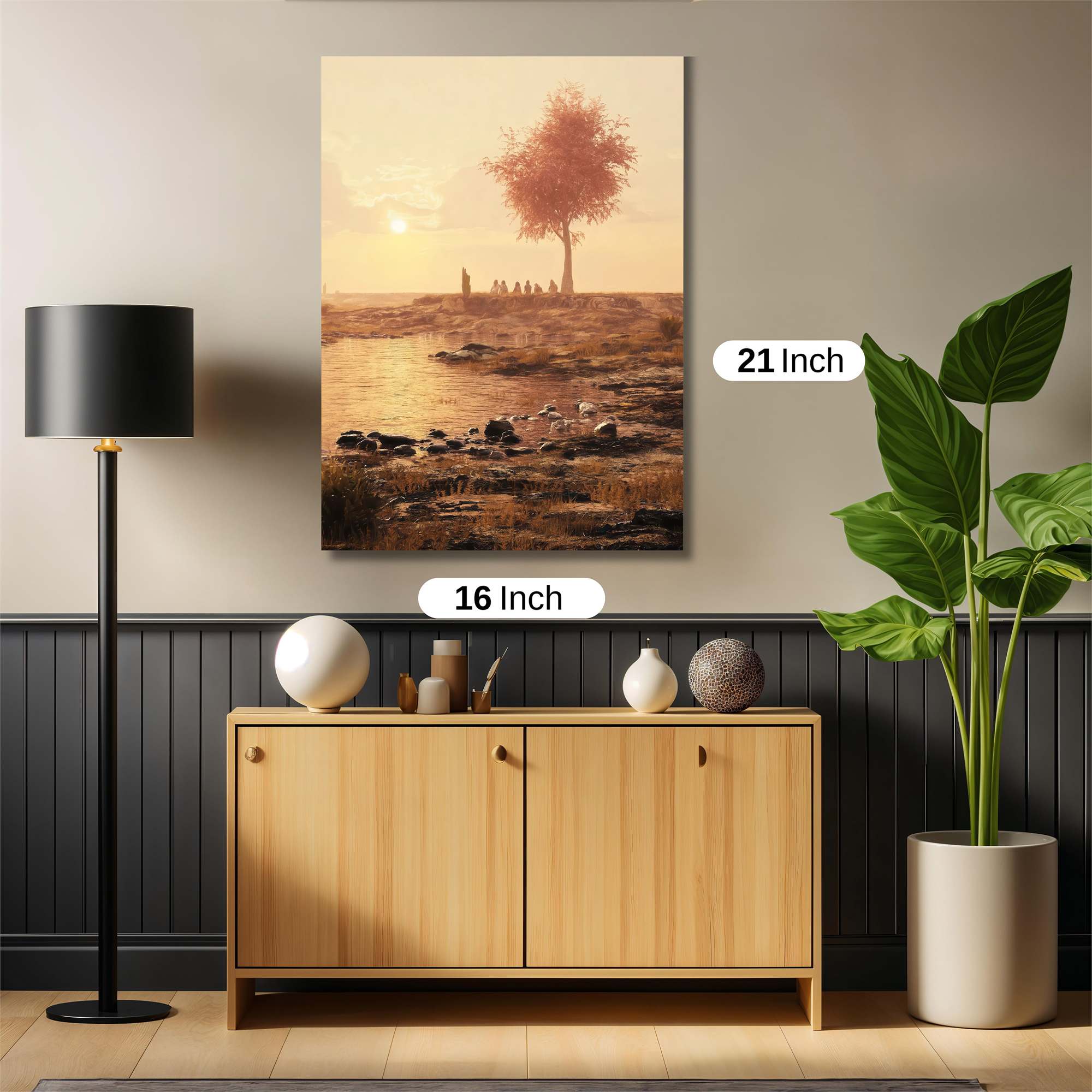 Serene Gathering Safe Wall Magnetic / M