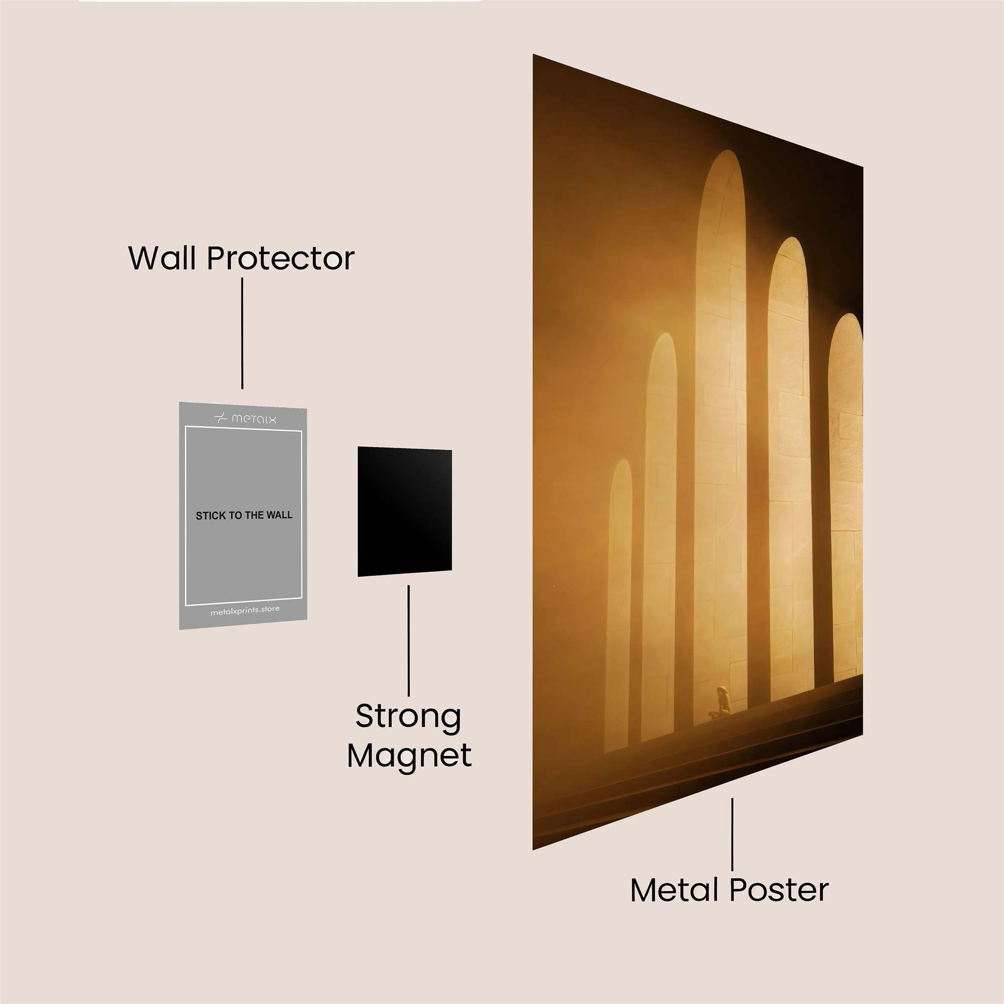 Arches Serenity Safe Wall Magnetic / M
