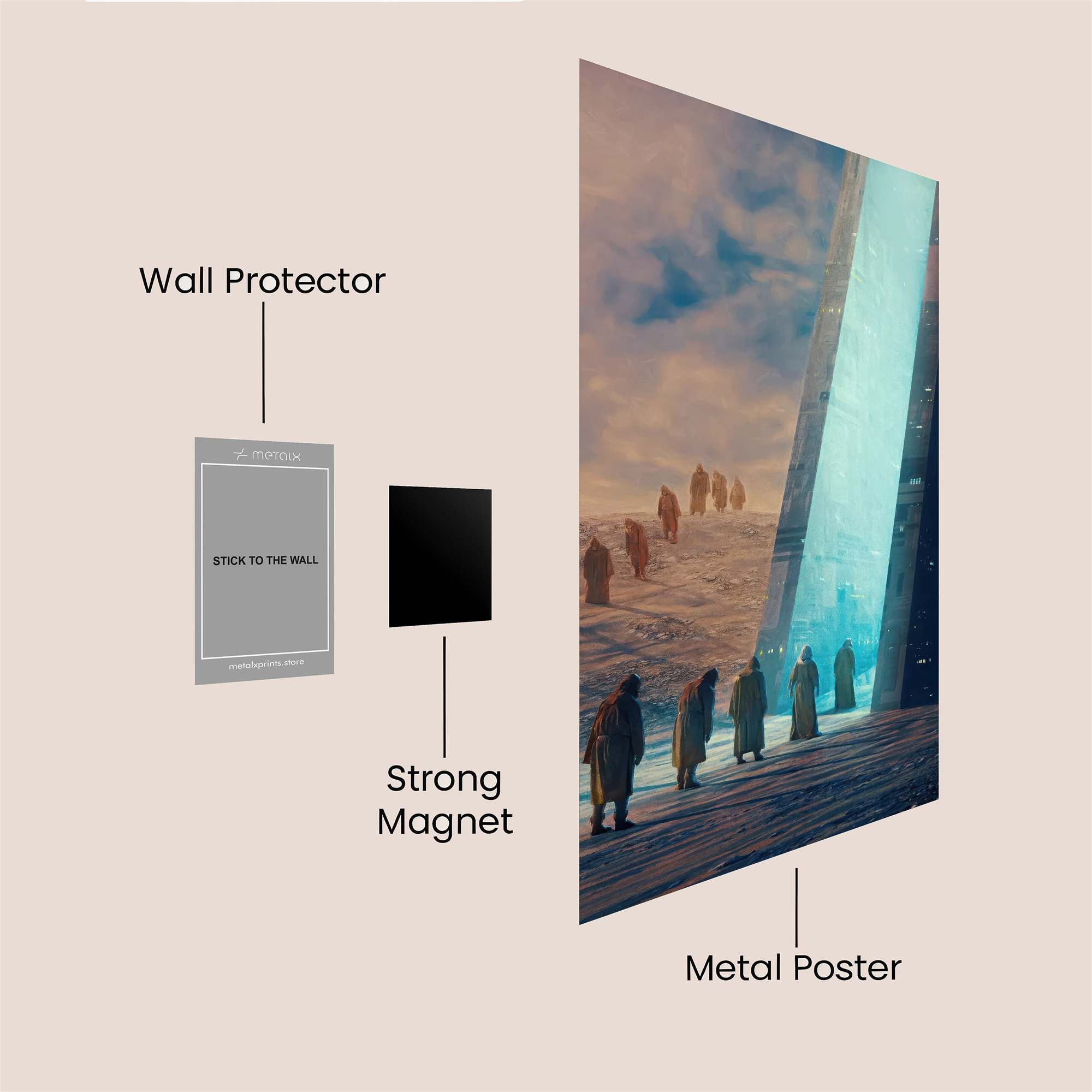 Portal Ascension Safe Wall Magnetic / M