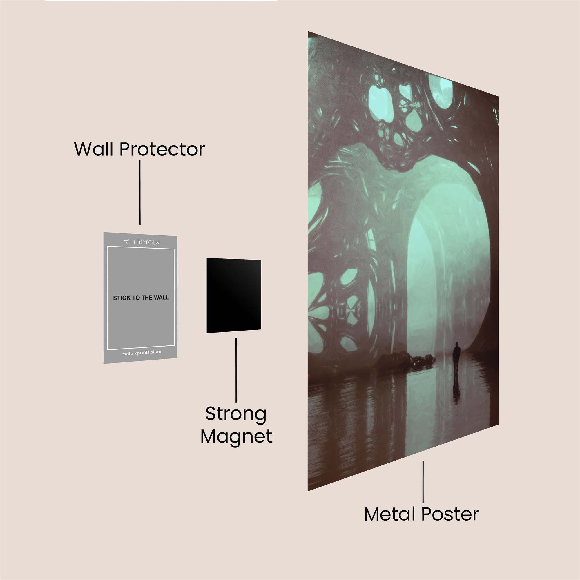 Ethereal Reflections Safe Wall Magnetic / M