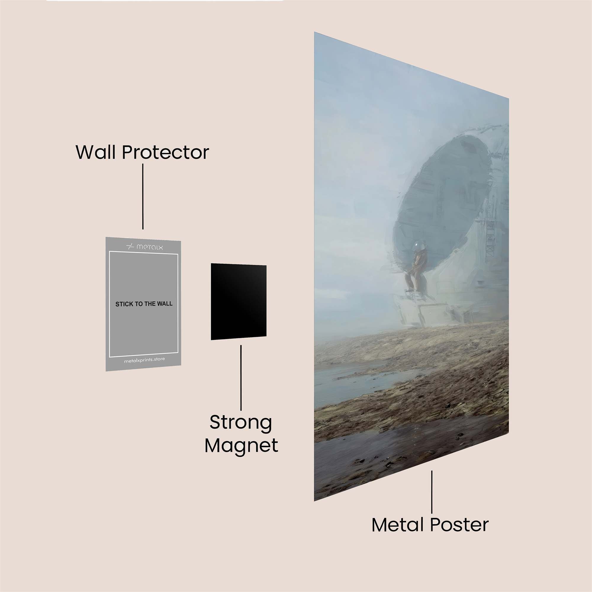 Ethereal Relic Safe Wall Magnetic / M