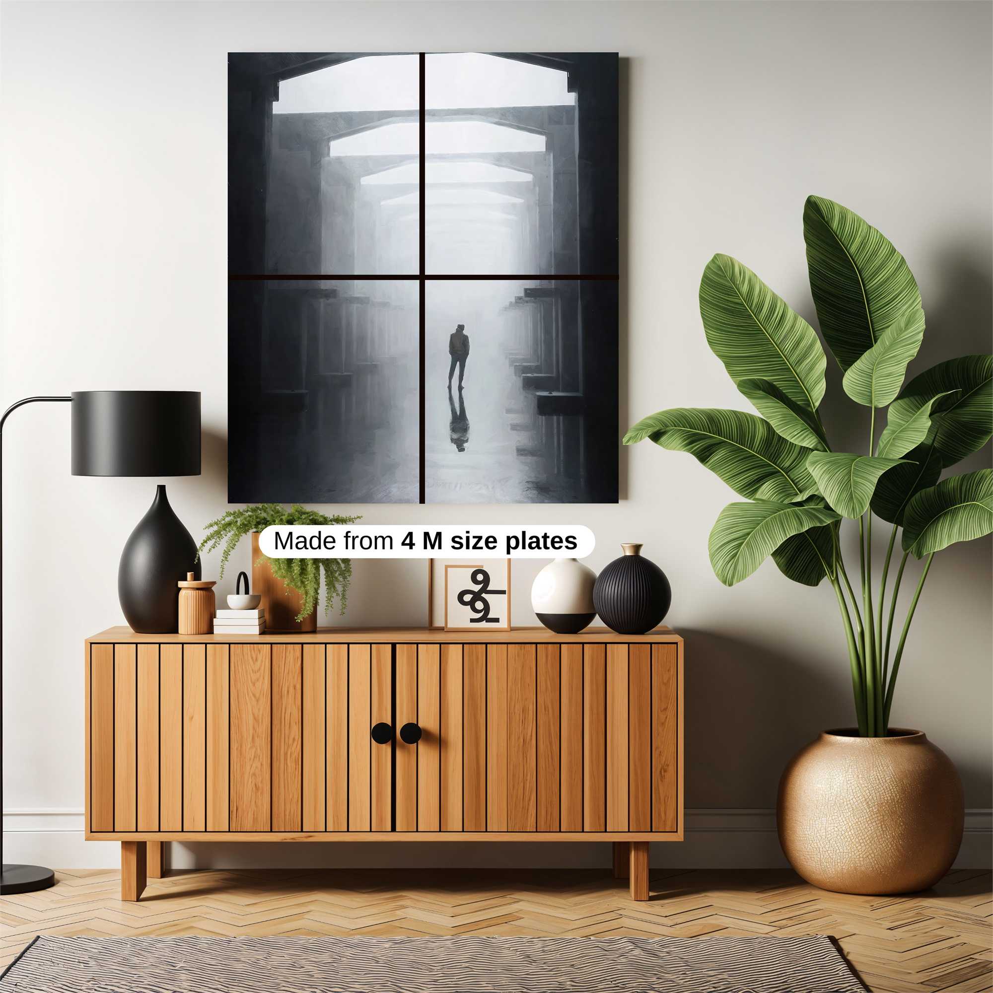 Foggy Solitude Safe Wall Magnetic / M