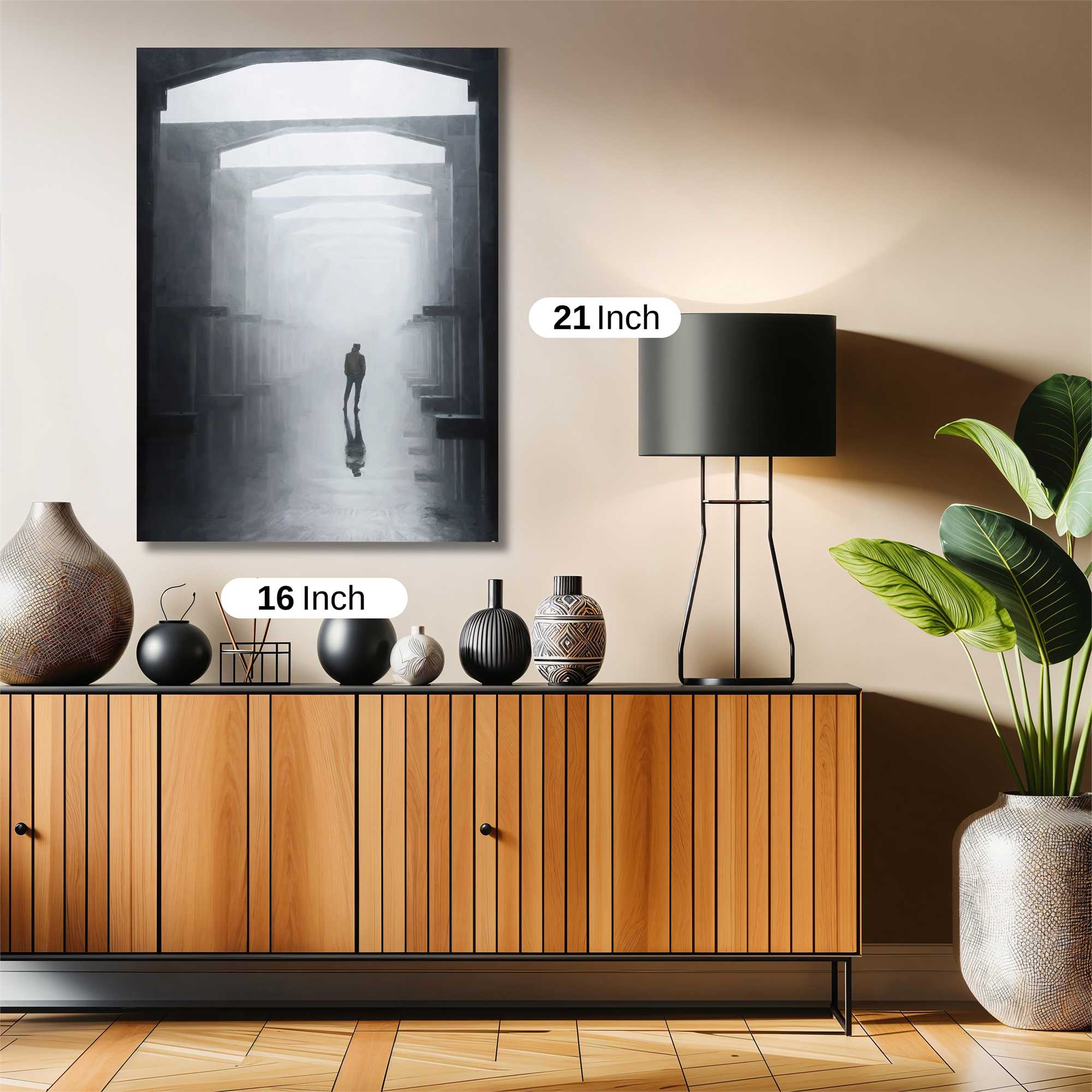 Foggy Solitude Safe Wall Magnetic / M