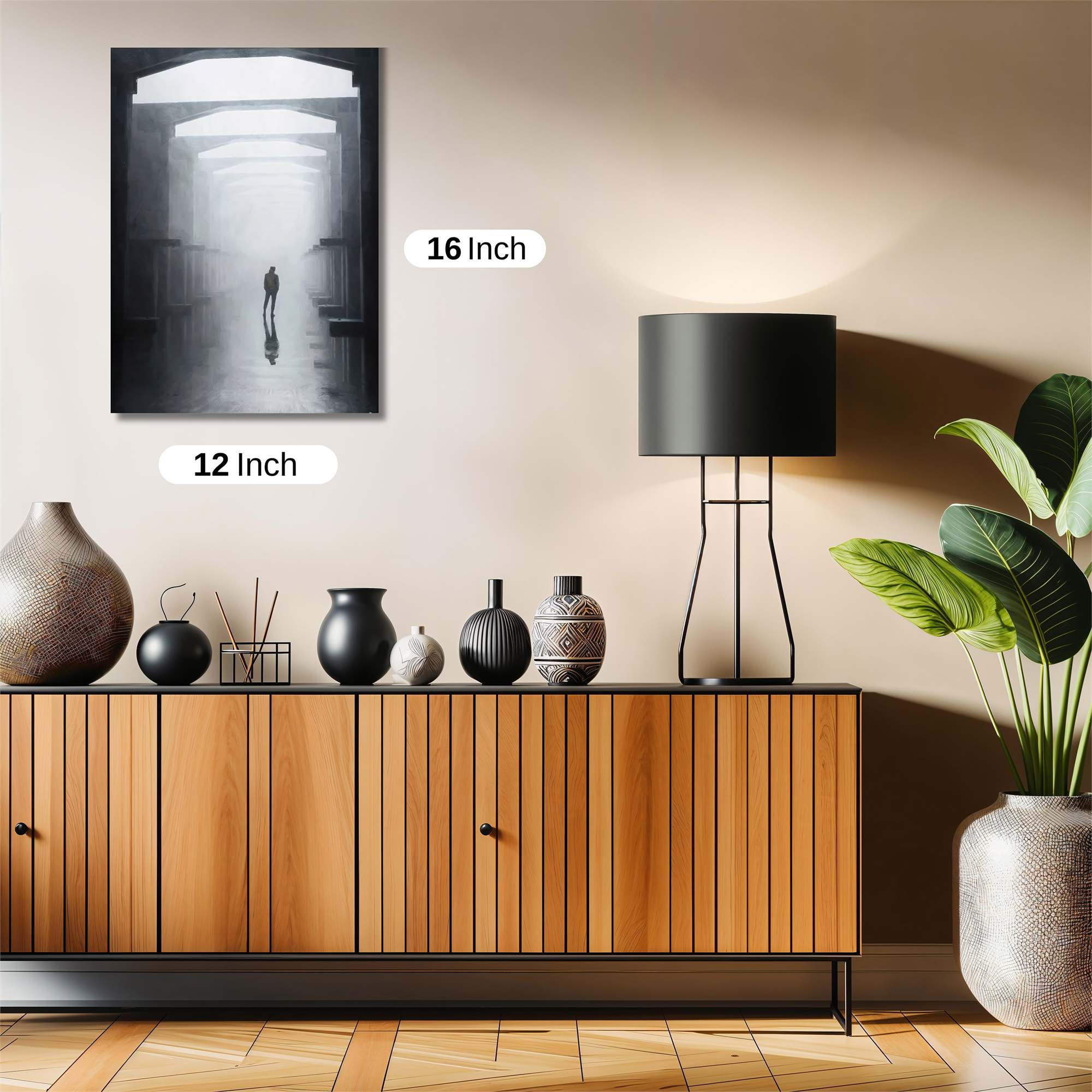 Foggy Solitude Safe Wall Magnetic / M