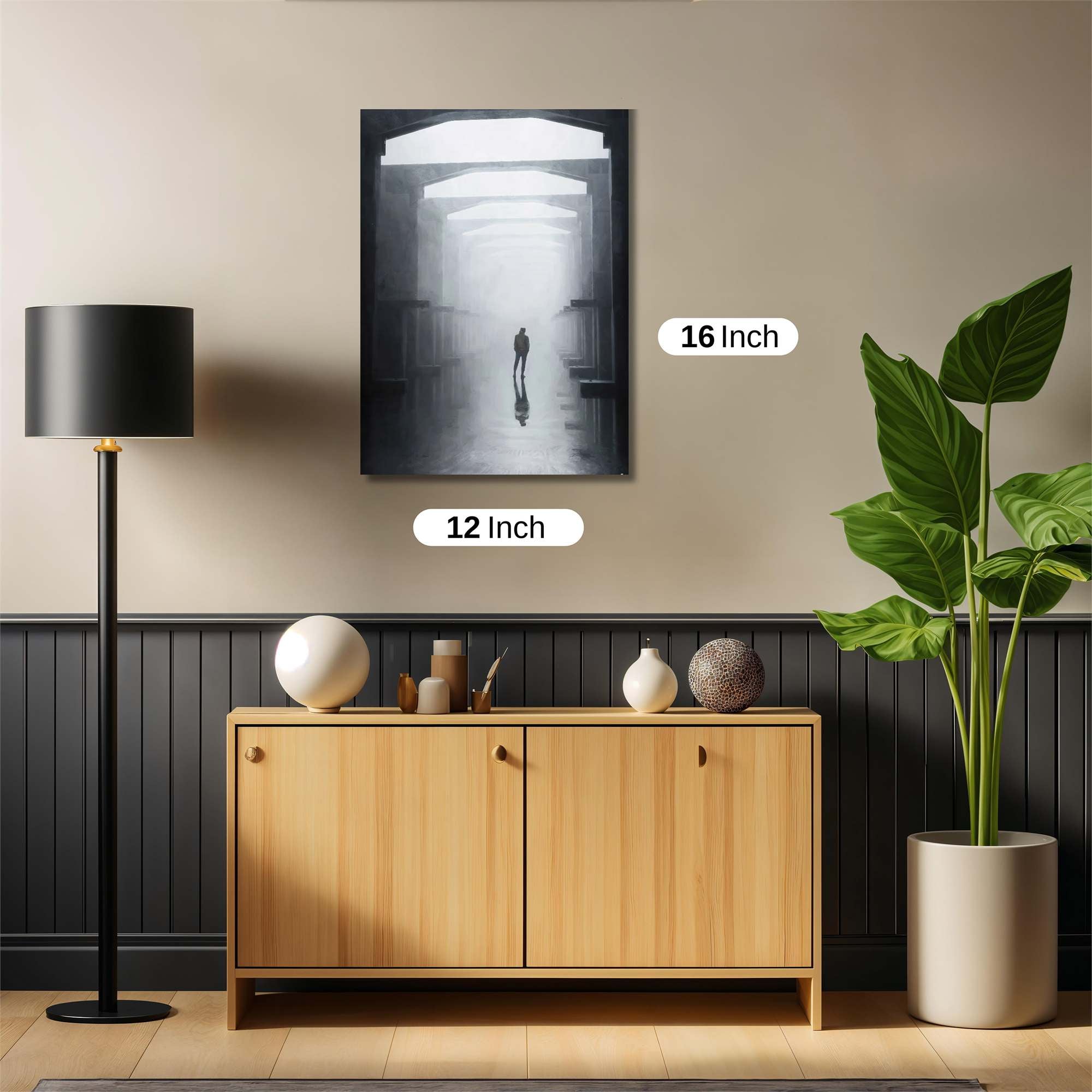 Foggy Solitude Safe Wall Magnetic / M