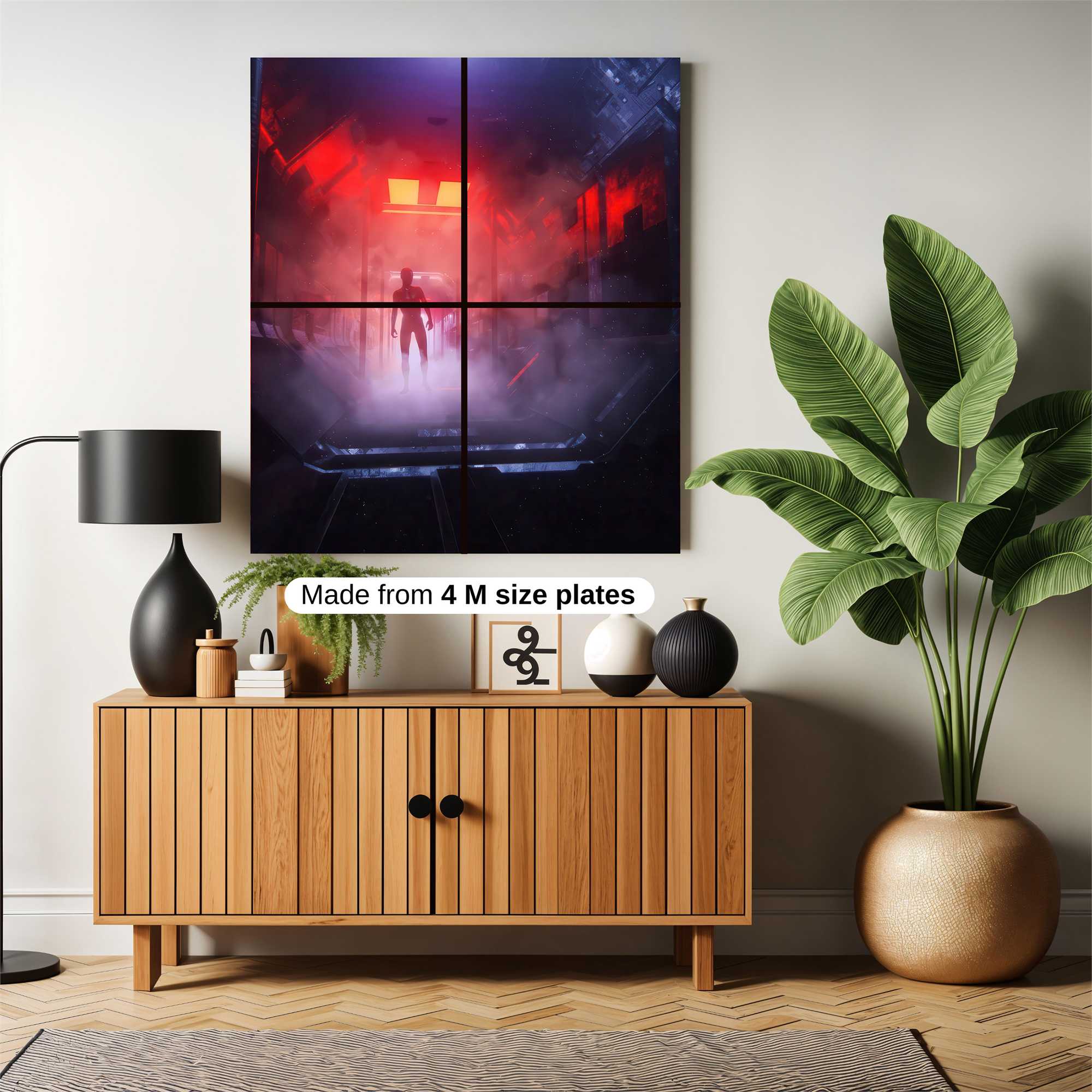 Red Dawnshade Safe Wall Magnetic / M