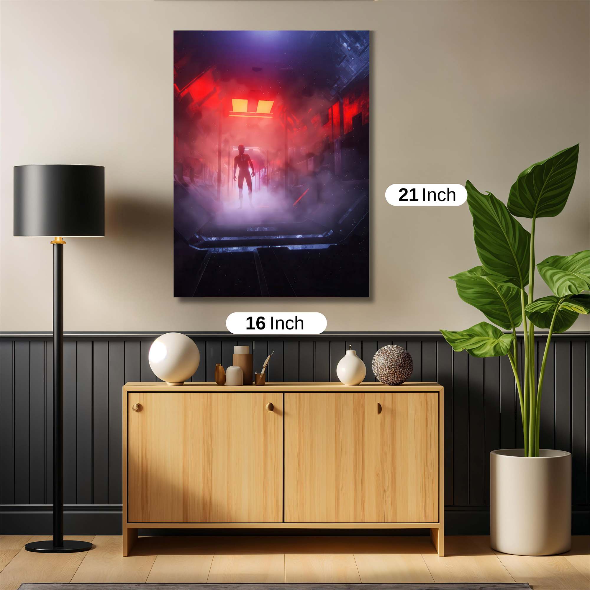 Red Dawnshade Safe Wall Magnetic / M