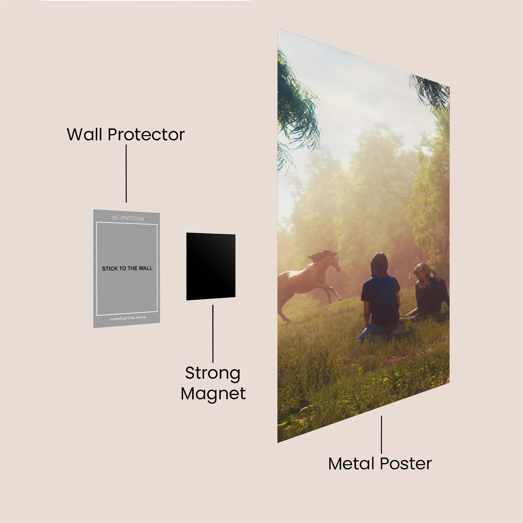 Whispering Serenity Safe Wall Magnetic / M