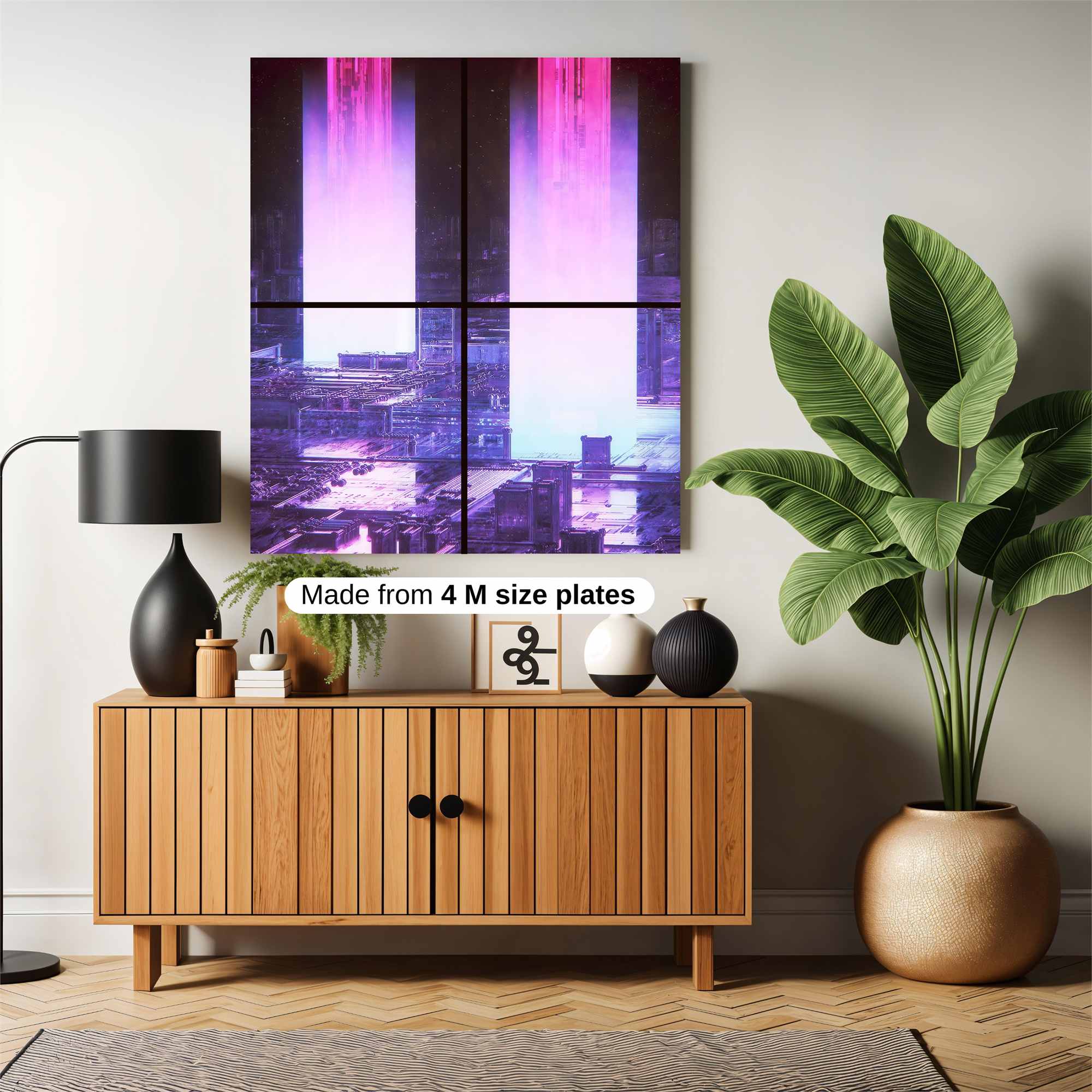 Neon Horizons Safe Wall Magnetic / M