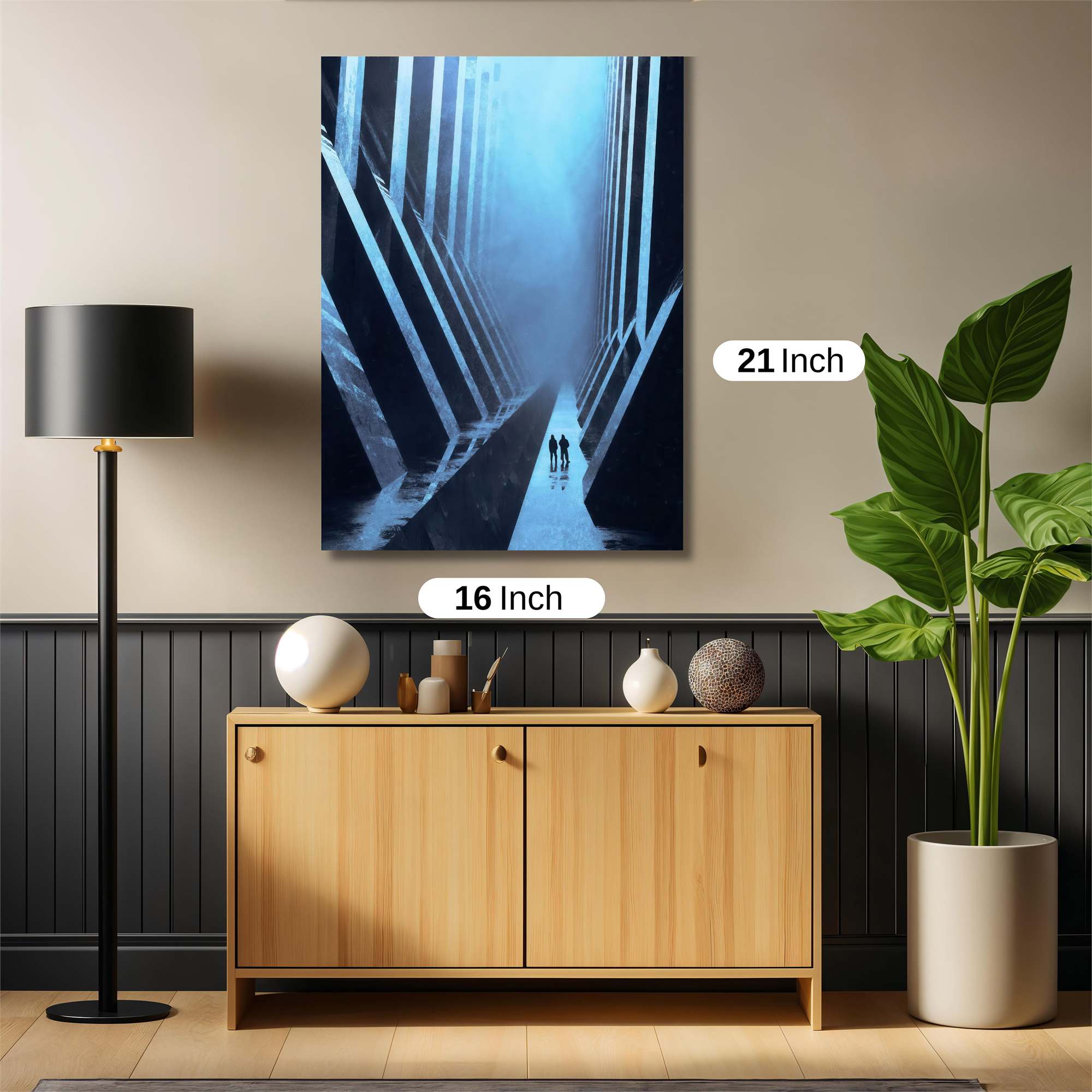 Futuristic Odyssey Safe Wall Magnetic / M