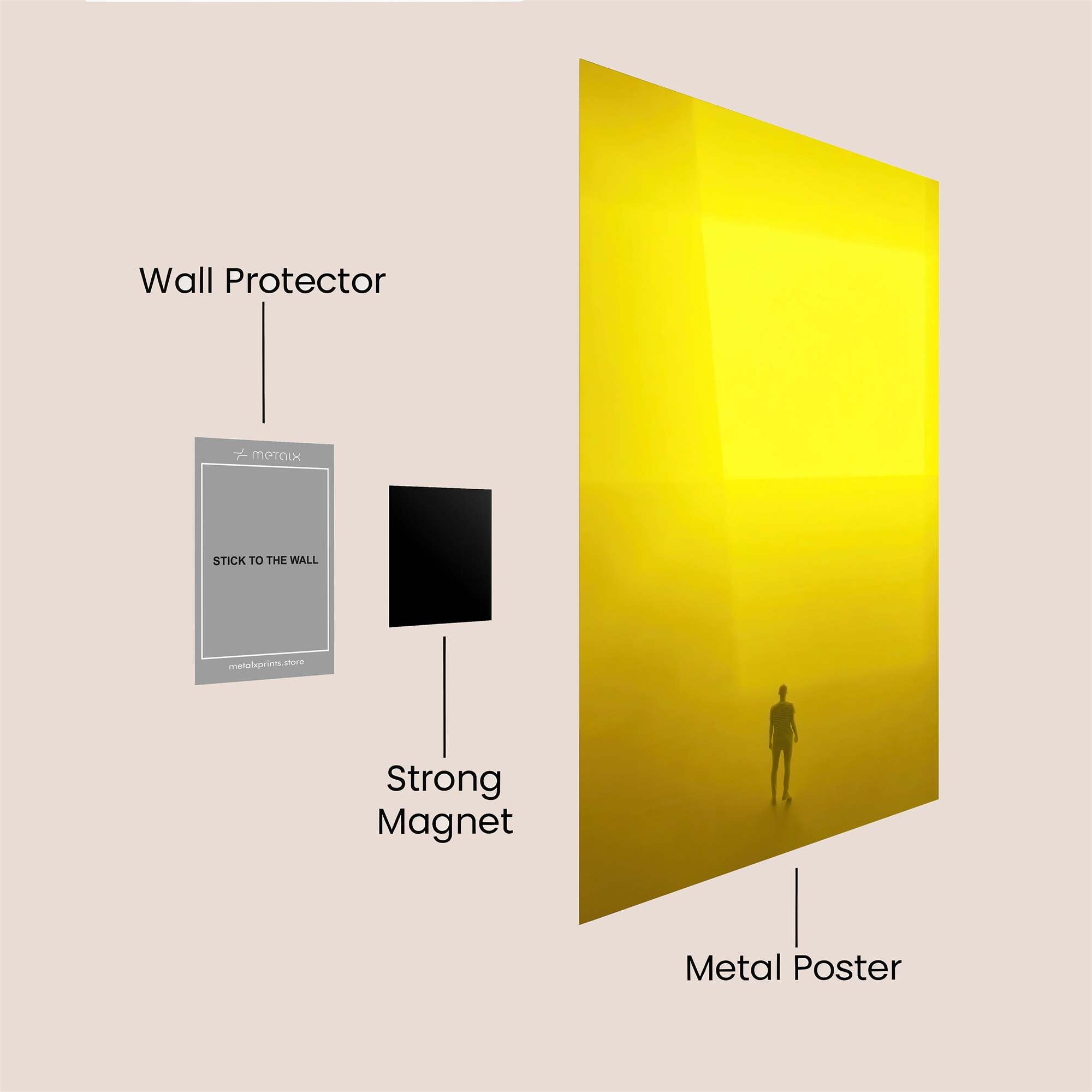 Luminous Journey Safe Wall Magnetic / M