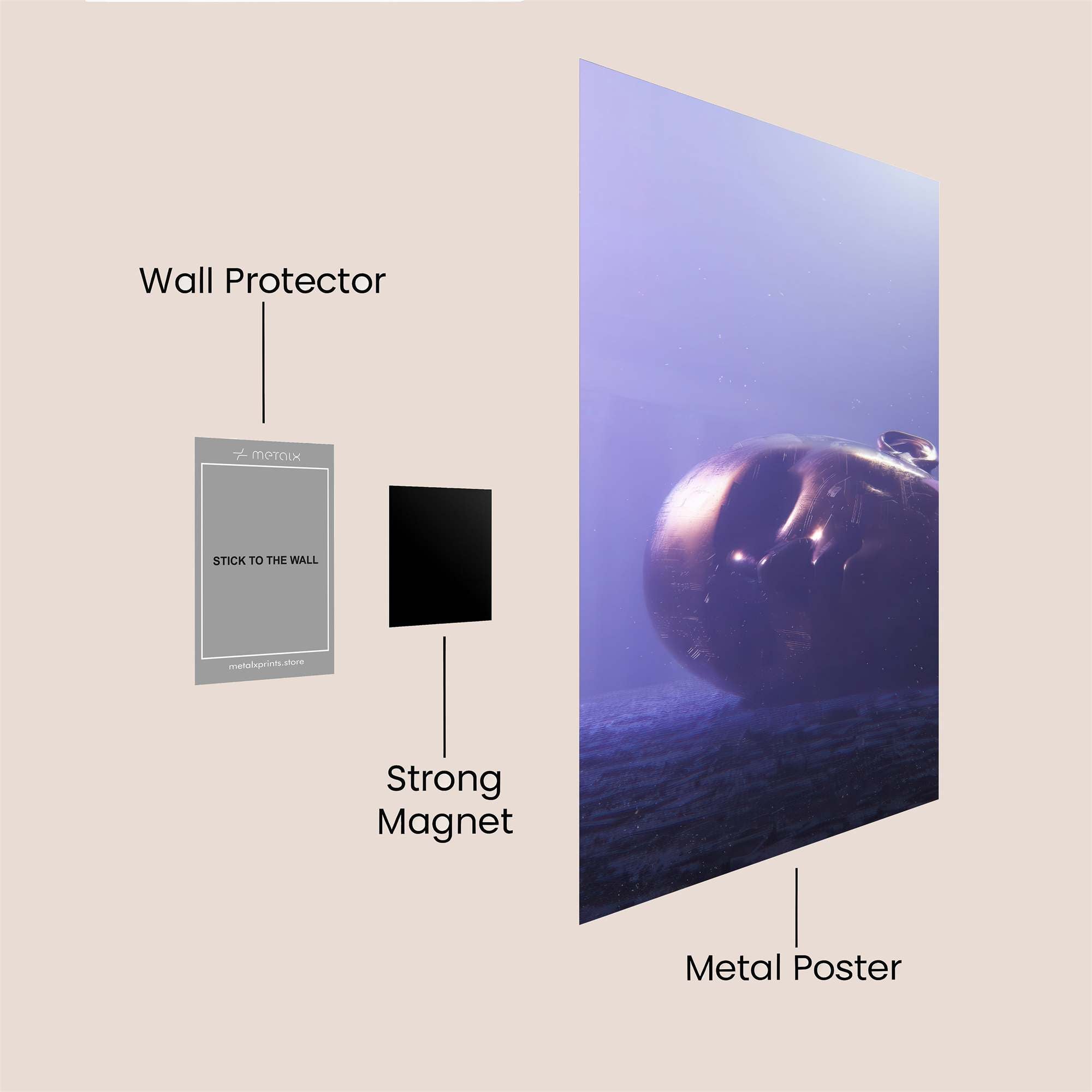 Titanic Enigma Safe Wall Magnetic / M