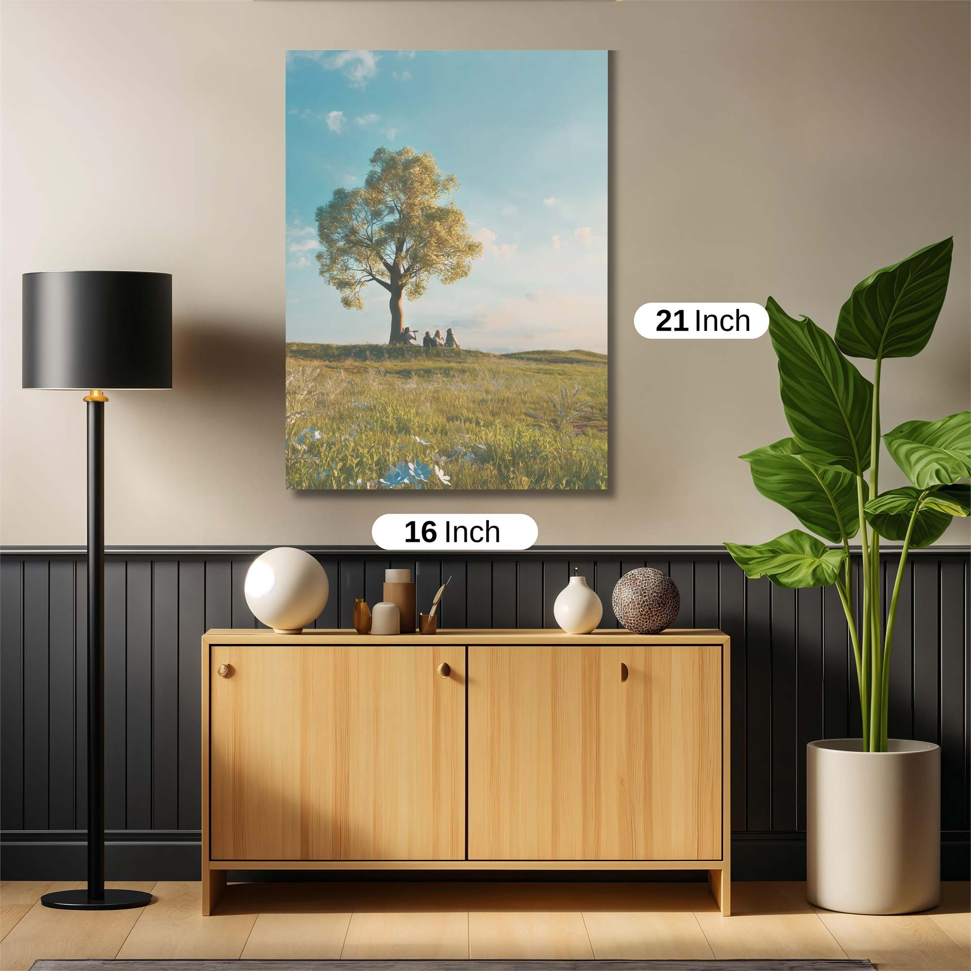 Serene Gathering Safe Wall Magnetic / M