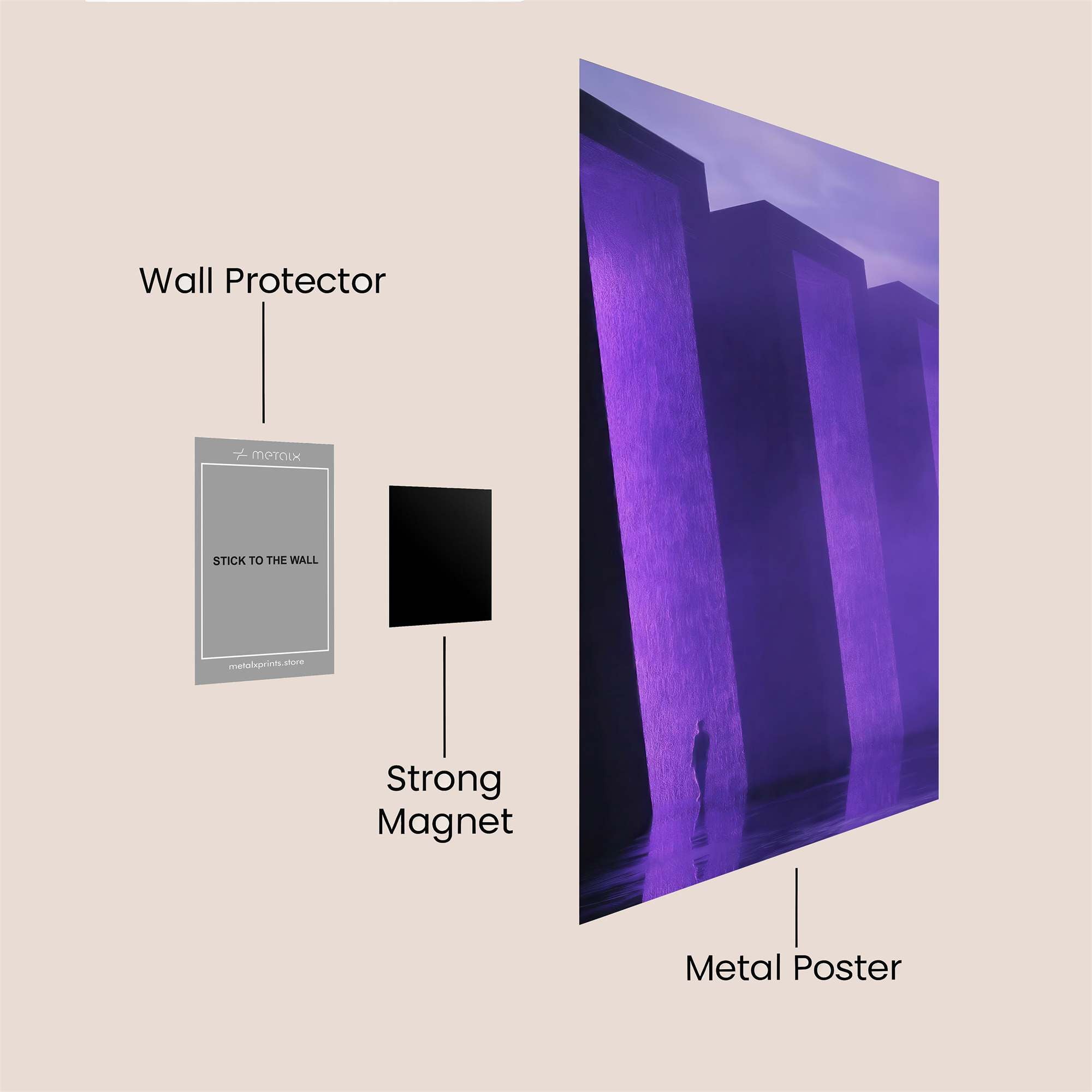 Mystical Monoliths Safe Wall Magnetic / M