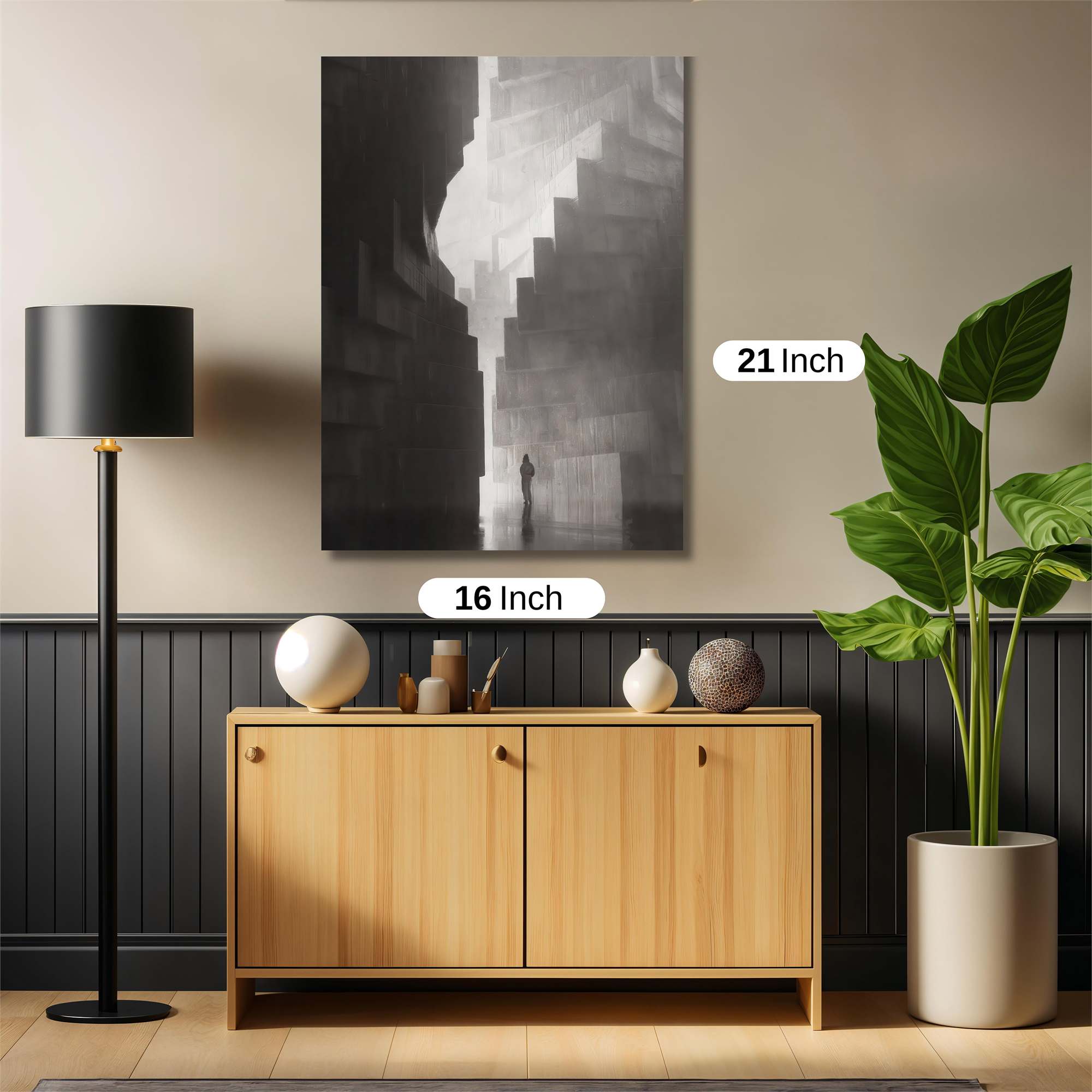 Labyrinthine Reverie Safe Wall Magnetic / M