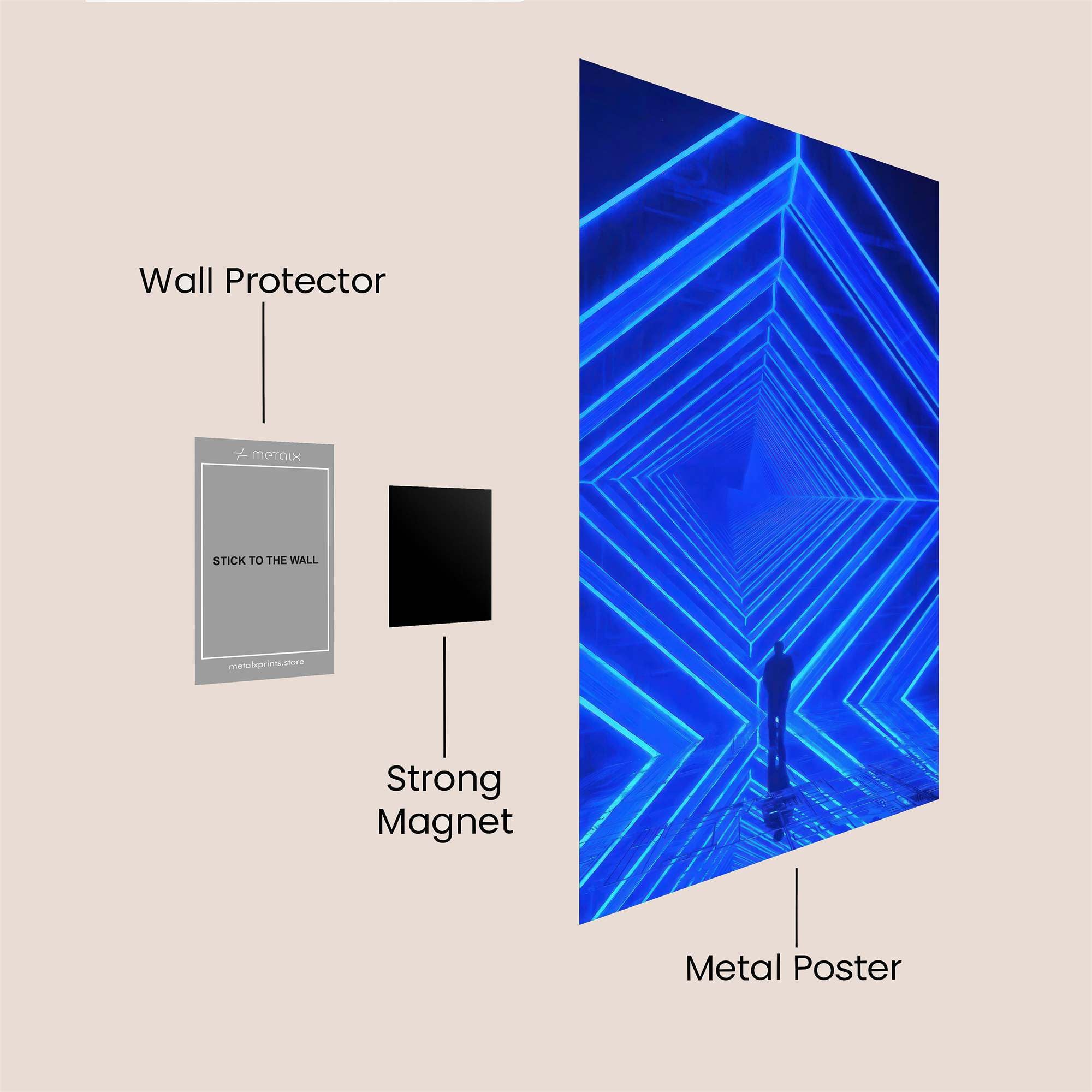 Neon Odyssey Safe Wall Magnetic / M