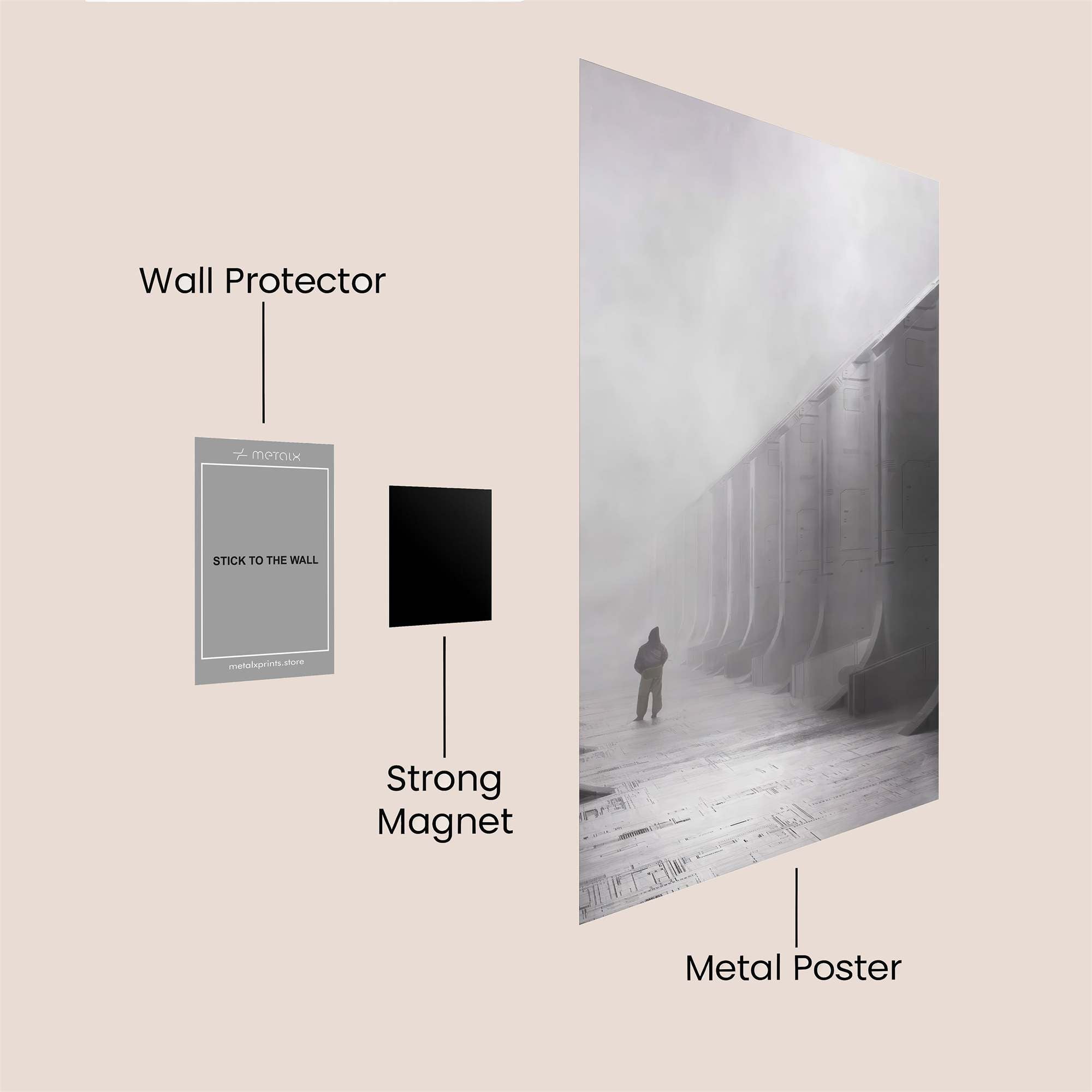 Solitary Passage Safe Wall Magnetic / M