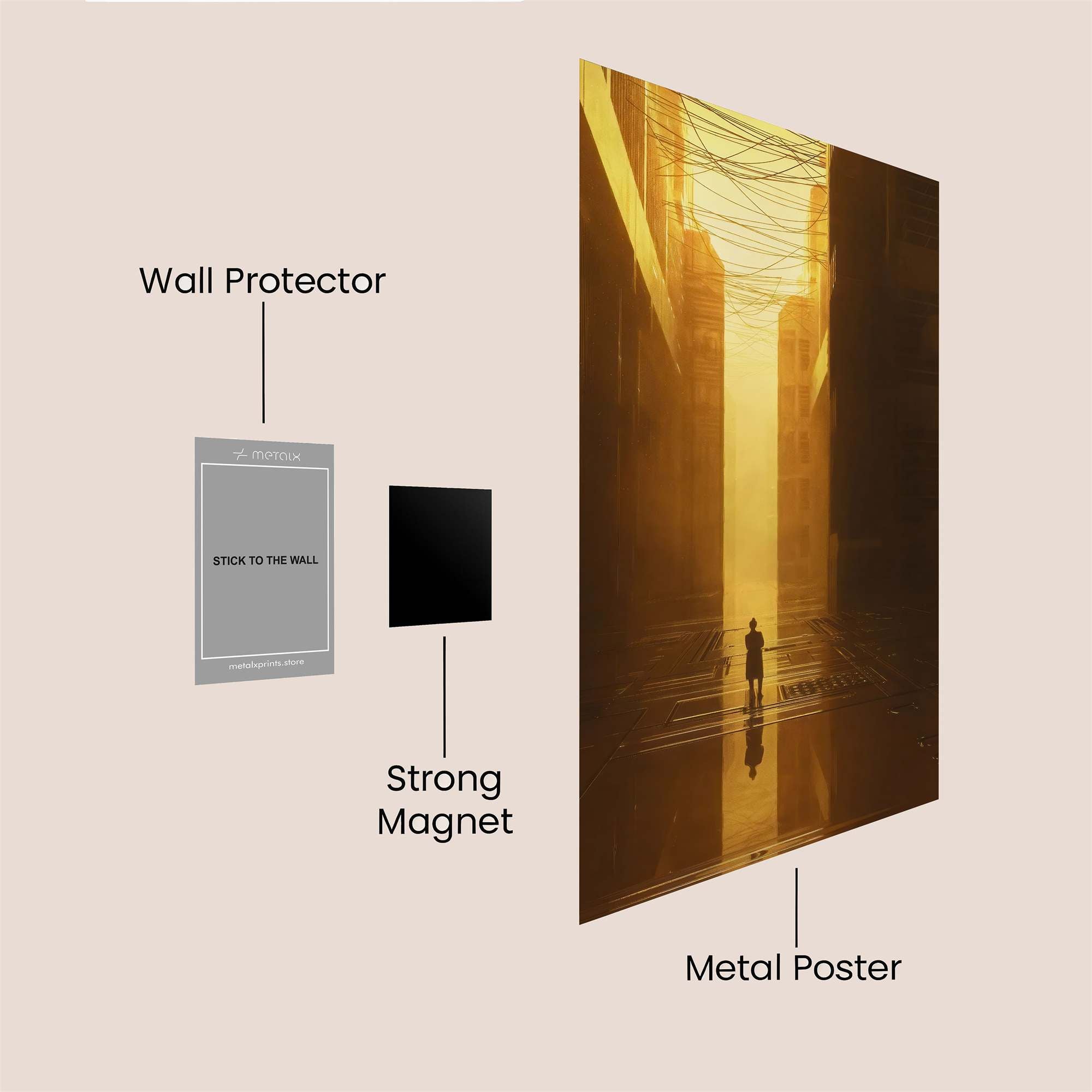 Endless Solitude Safe Wall Magnetic / M