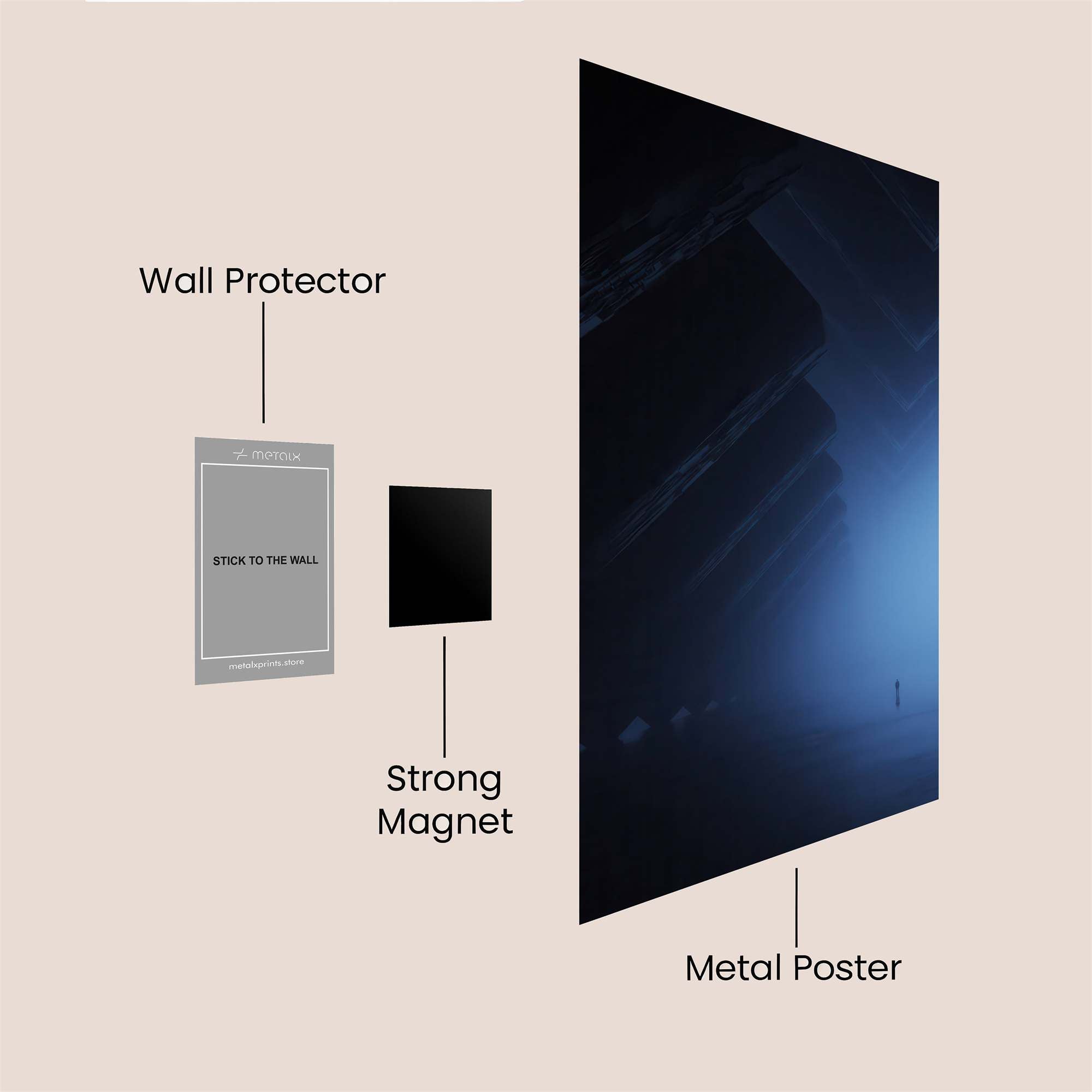Monolithic Solitude Safe Wall Magnetic / M