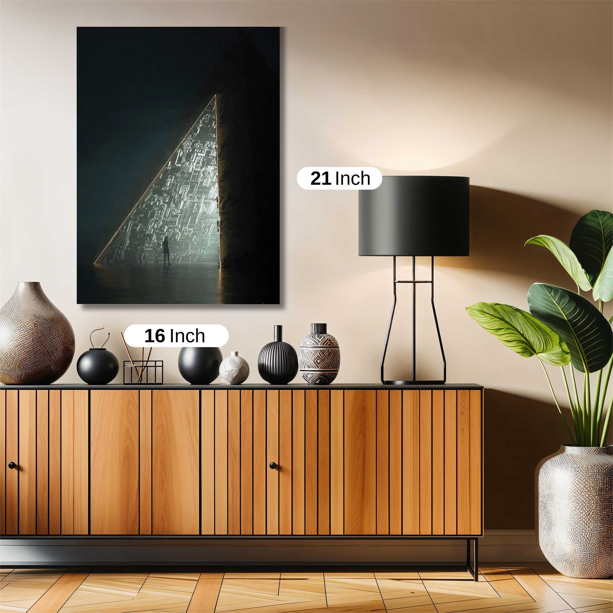 Pyramid Enigma Safe Wall Magnetic / M