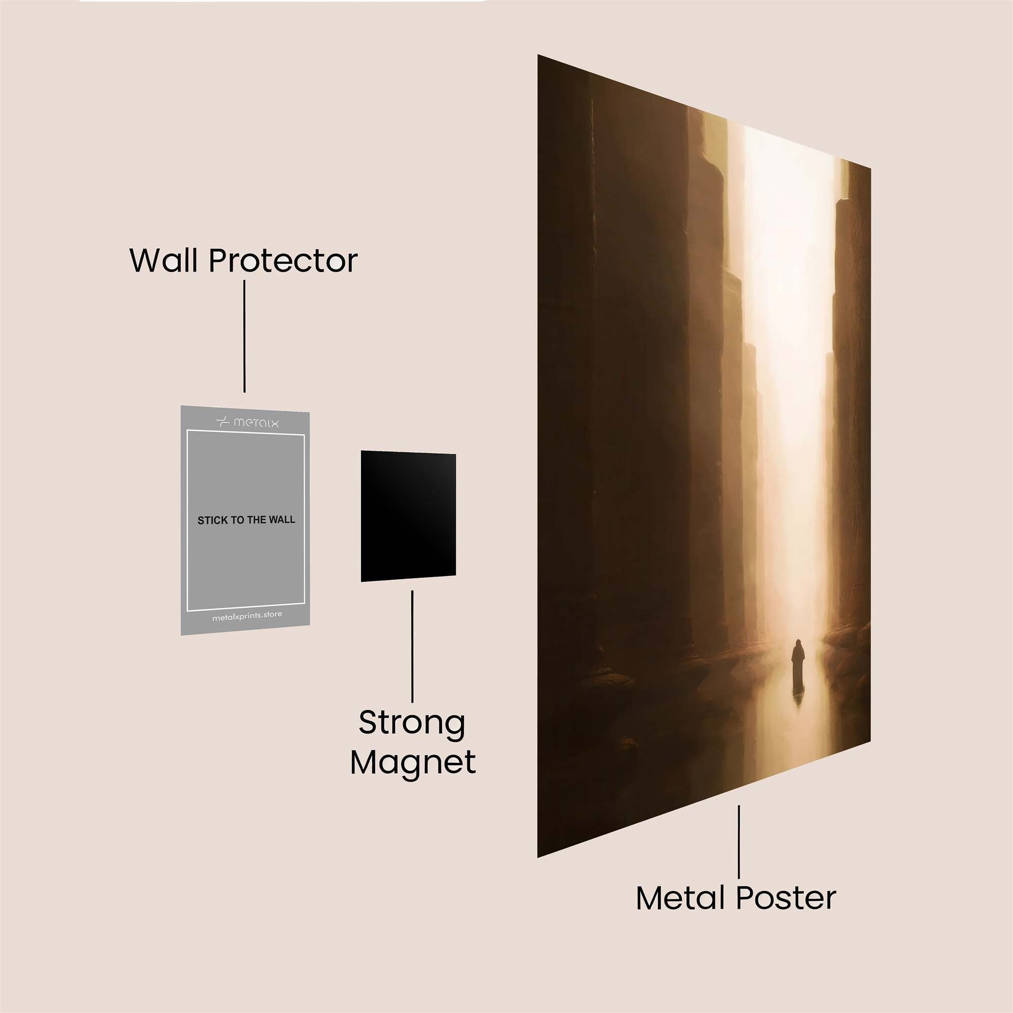 Monolithic Reverie Safe Wall Magnetic / M