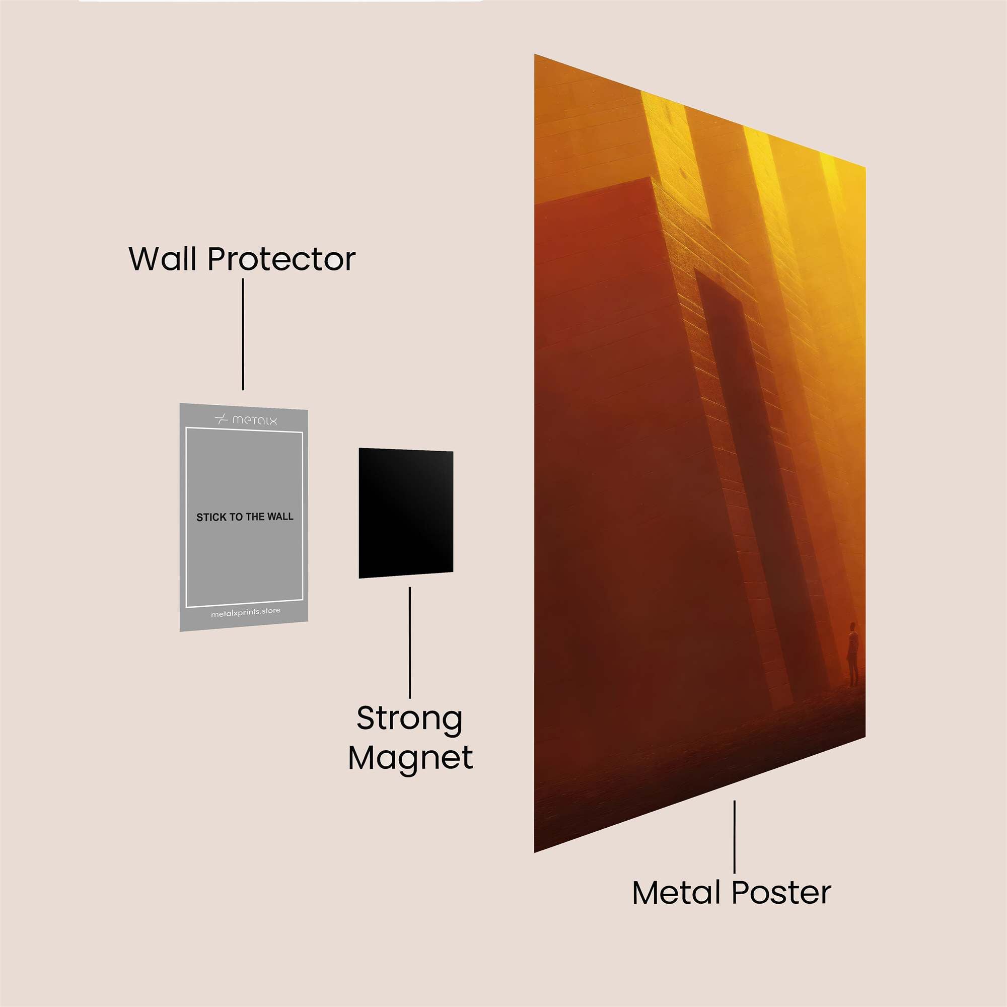 Monolithic Awe Safe Wall Magnetic / M