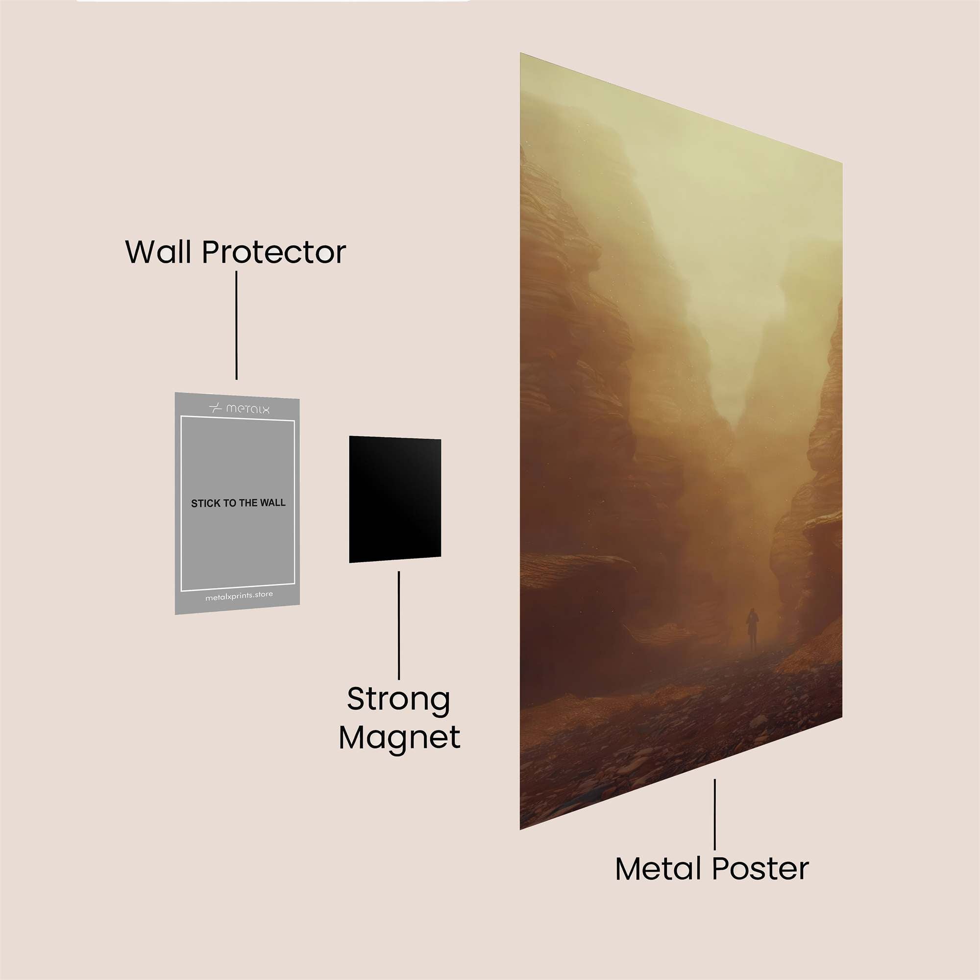 Canyon Reverie Safe Wall Magnetic / M