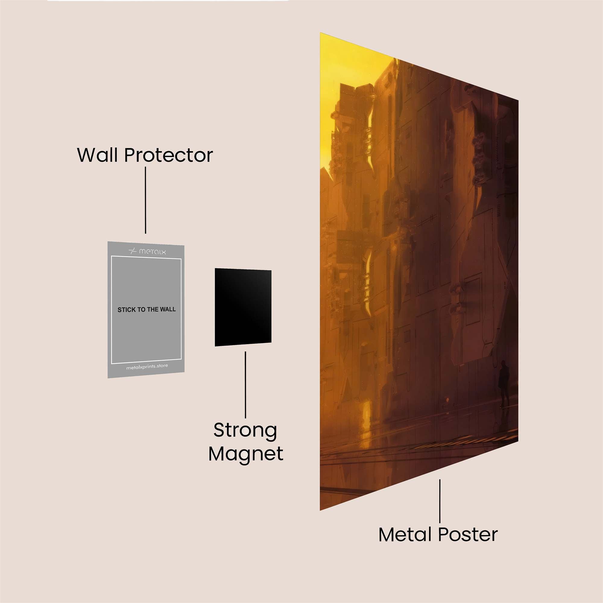 Sunset Enigma Safe Wall Magnetic / M