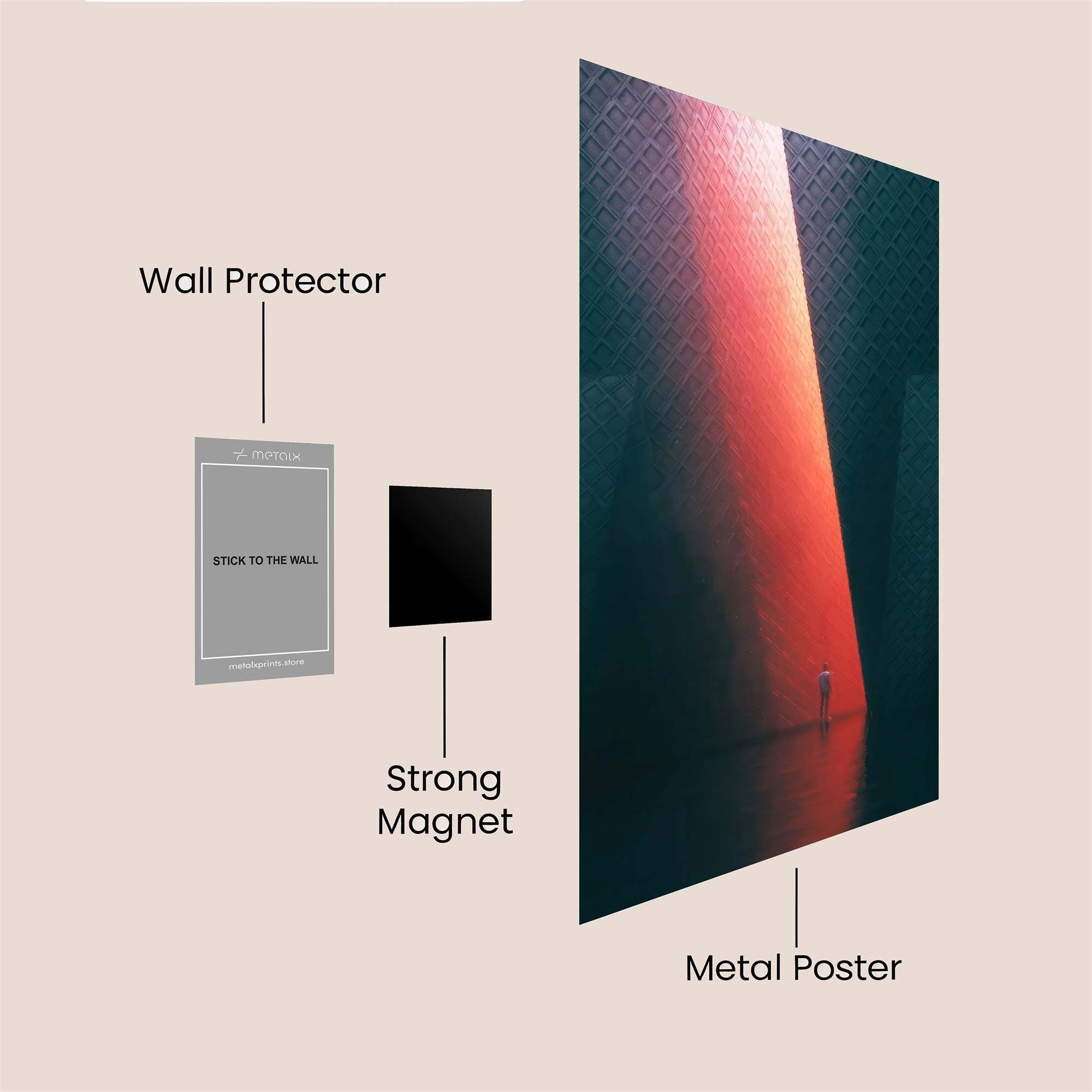 Luminous Ascendancy Safe Wall Magnetic / M