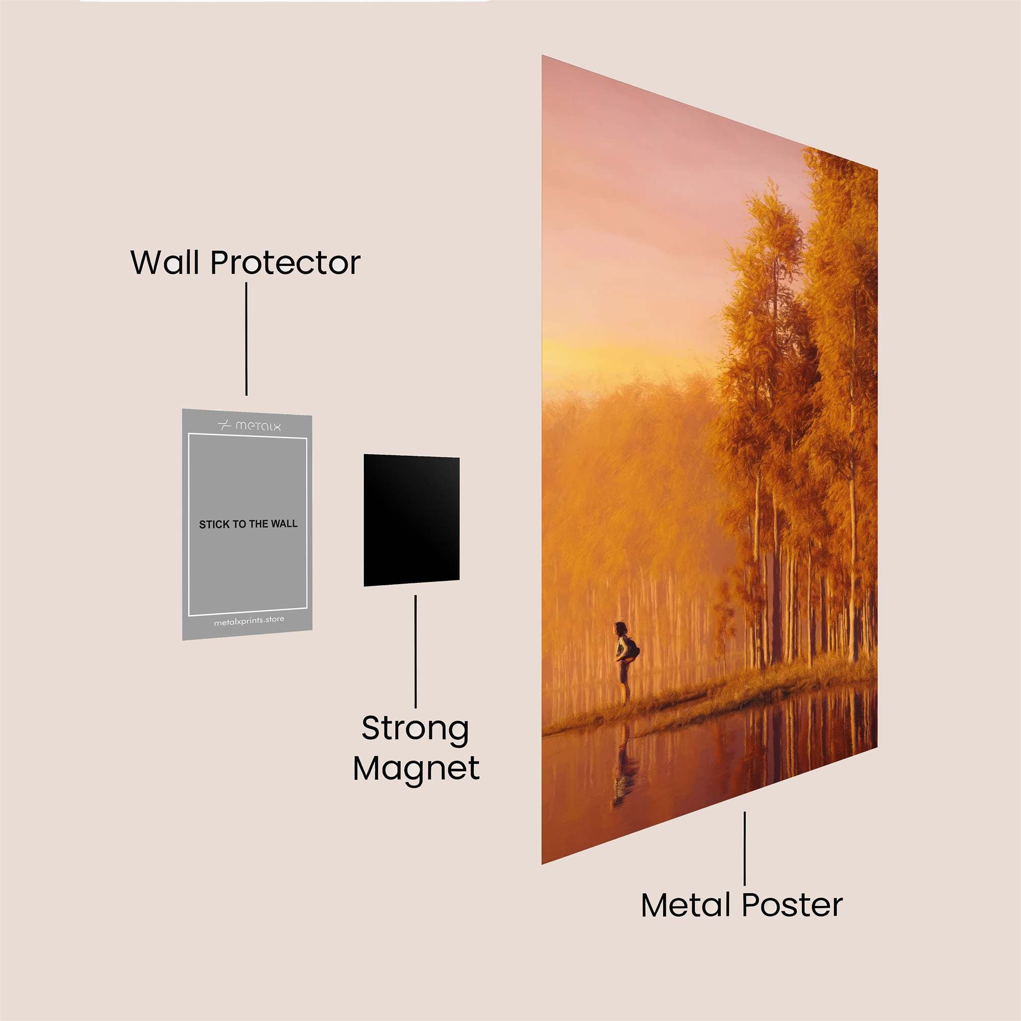 Autumn Serenity Safe Wall Magnetic / M