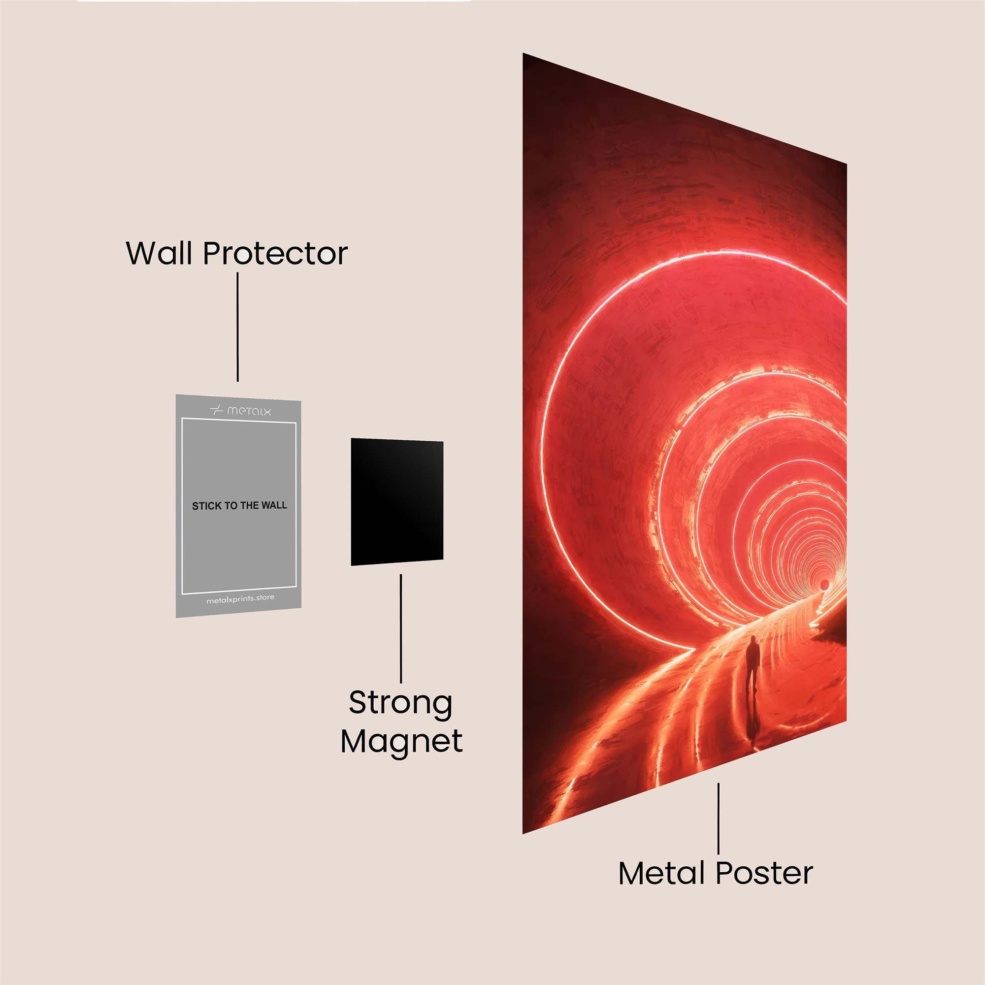 Tunnel Vortex Safe Wall Magnetic / M